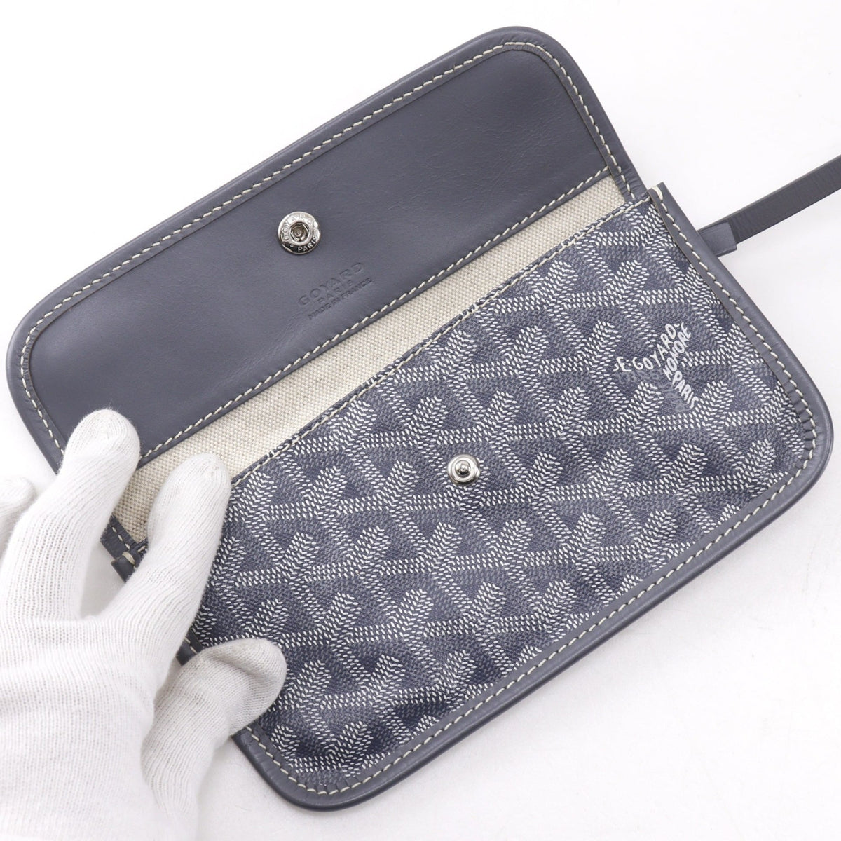 Goyard Saint Louis Gray Pvc Tote Bag (Pre-Owned)