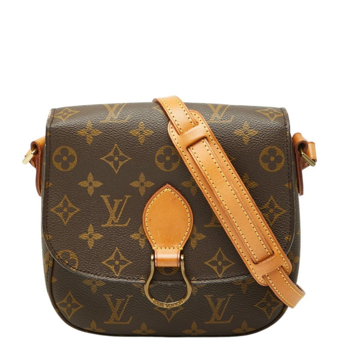 Louis Vuitton Brown Pvc Leather Shoulder Bag (Pre-Owned)
