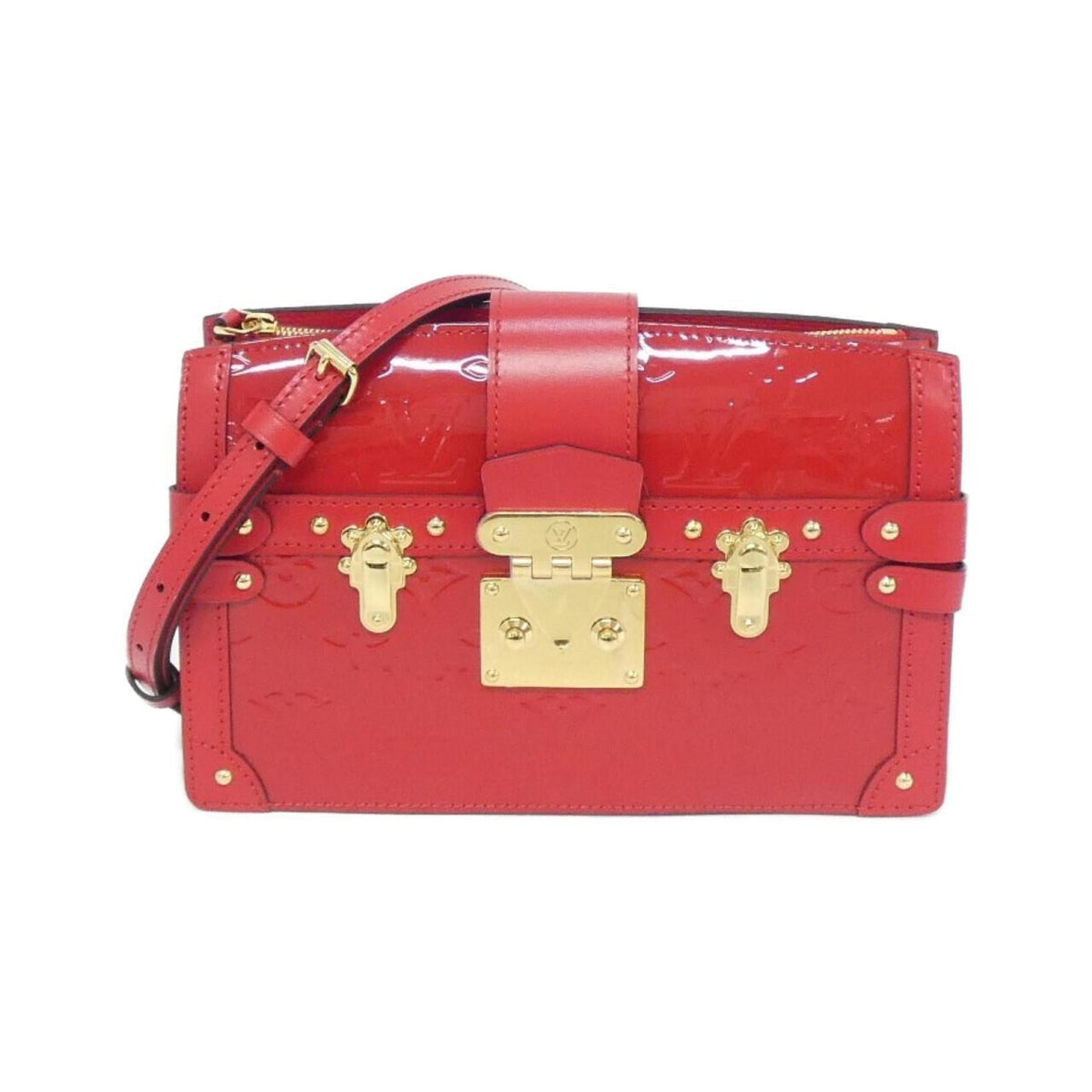 Louis Vuitton Vernis Cerise Leather Shoulder Bag (Pre-Owned)