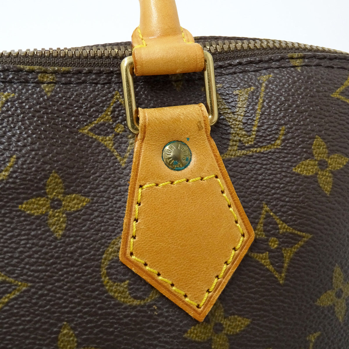 Louis Vuitton Brown Galle Monogram White Monogram Handbag (Pre-Owned)