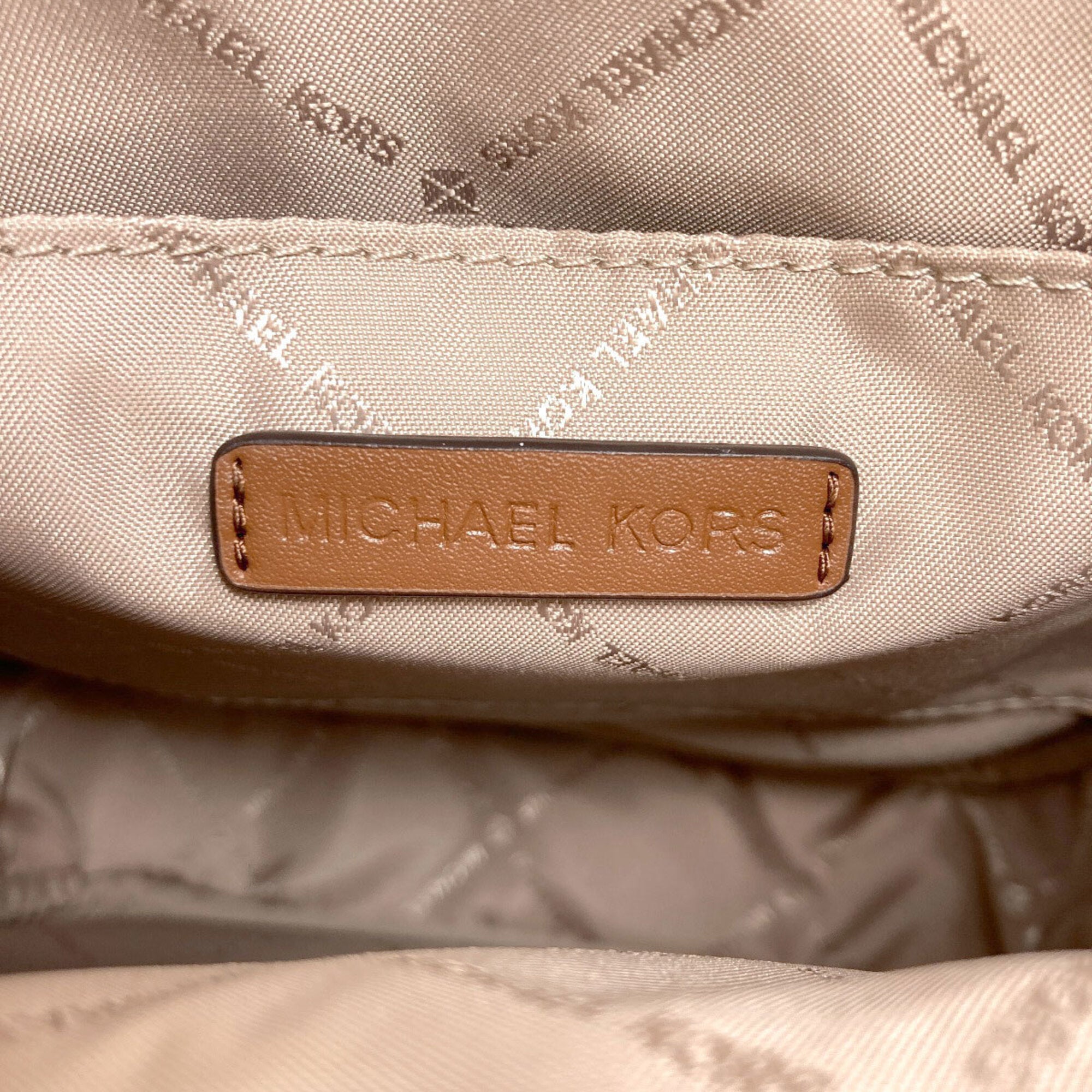 Michael Kors Beige Pvc Shoulder Bag (Pre-Owned)