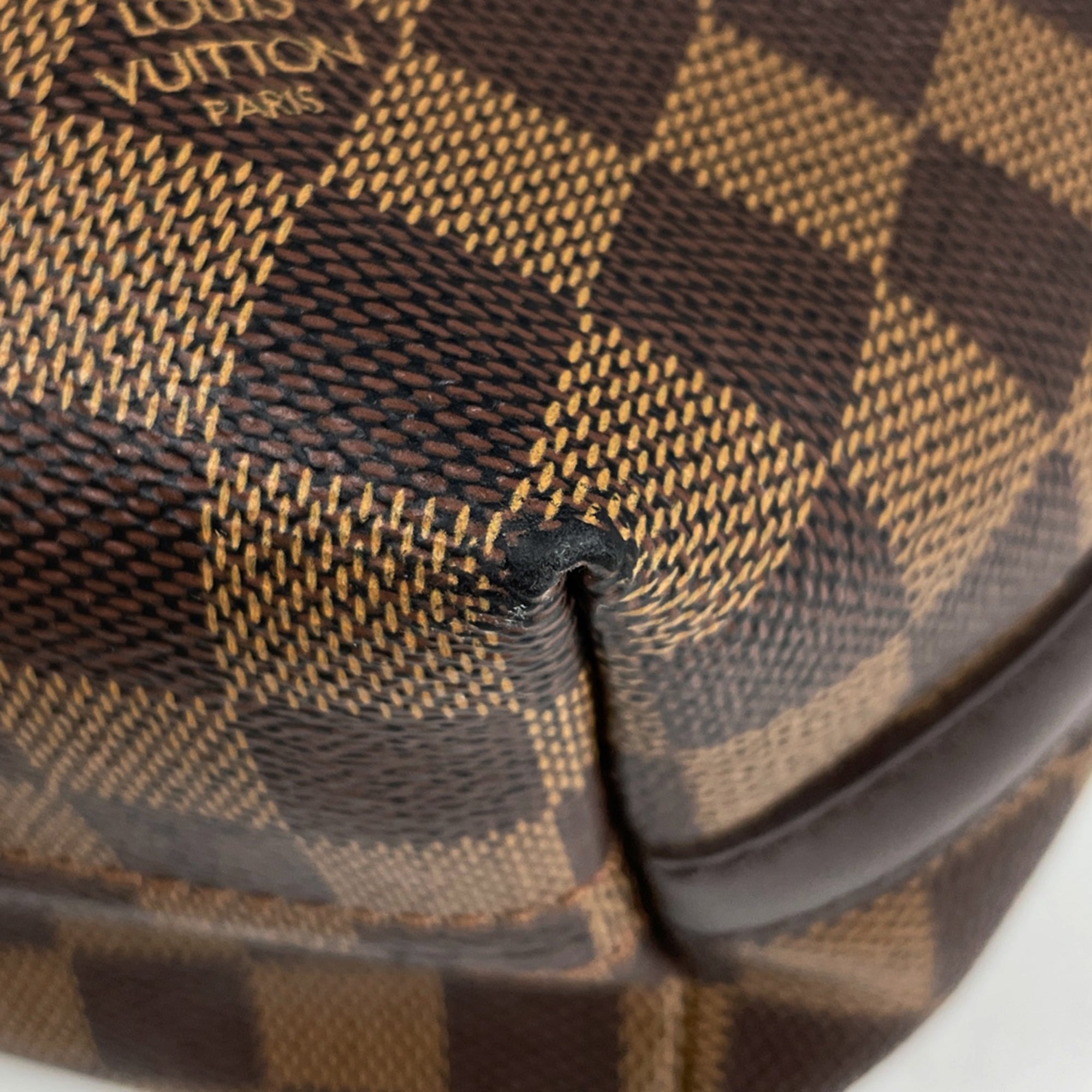 Louis Vuitton Brown Damier Canvas Shoulder Bag (Pre-Owned)