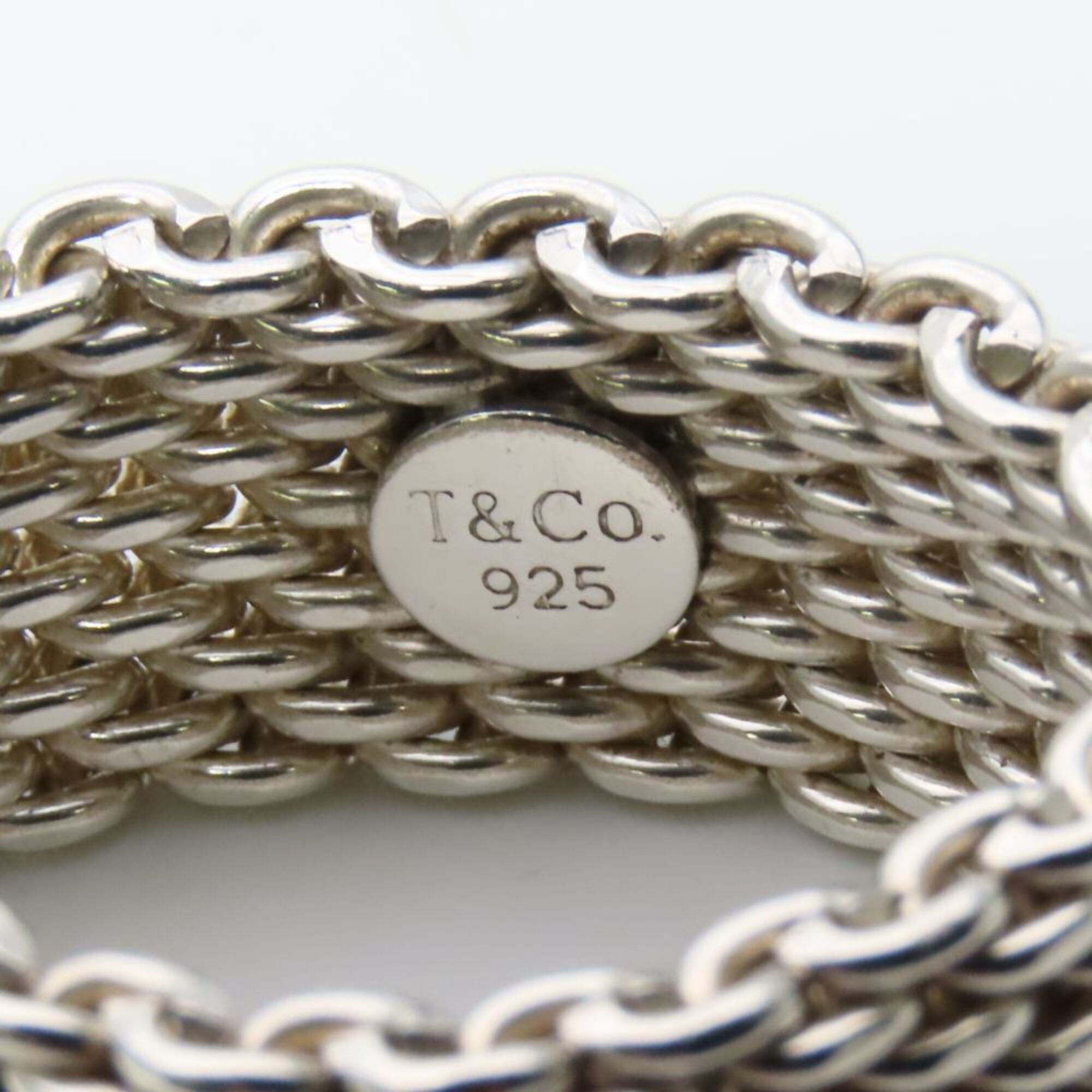 Tiffany Silver Silver 925 Band Ring (Pre-Owned)