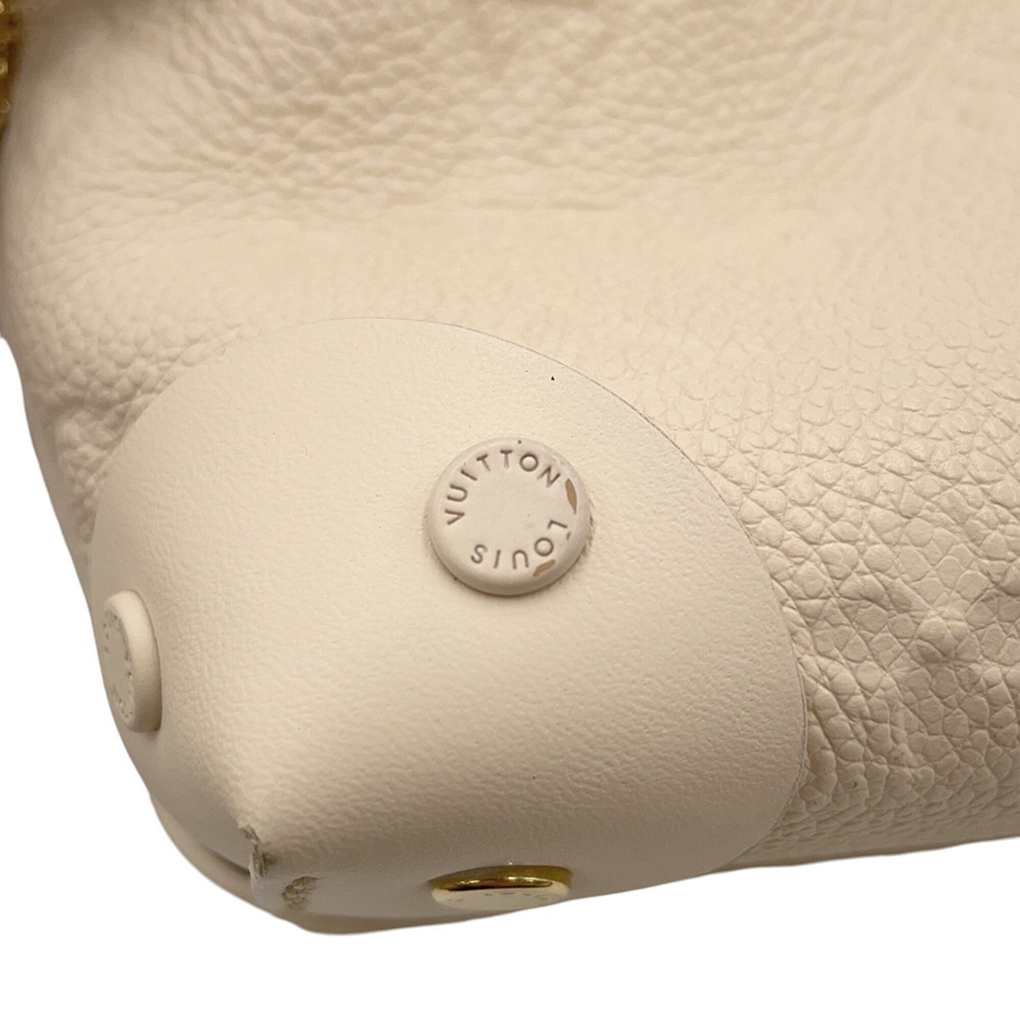Louis Vuitton White Monogram Empreinte Handbag Shoulder Bag (Pre-Owned)