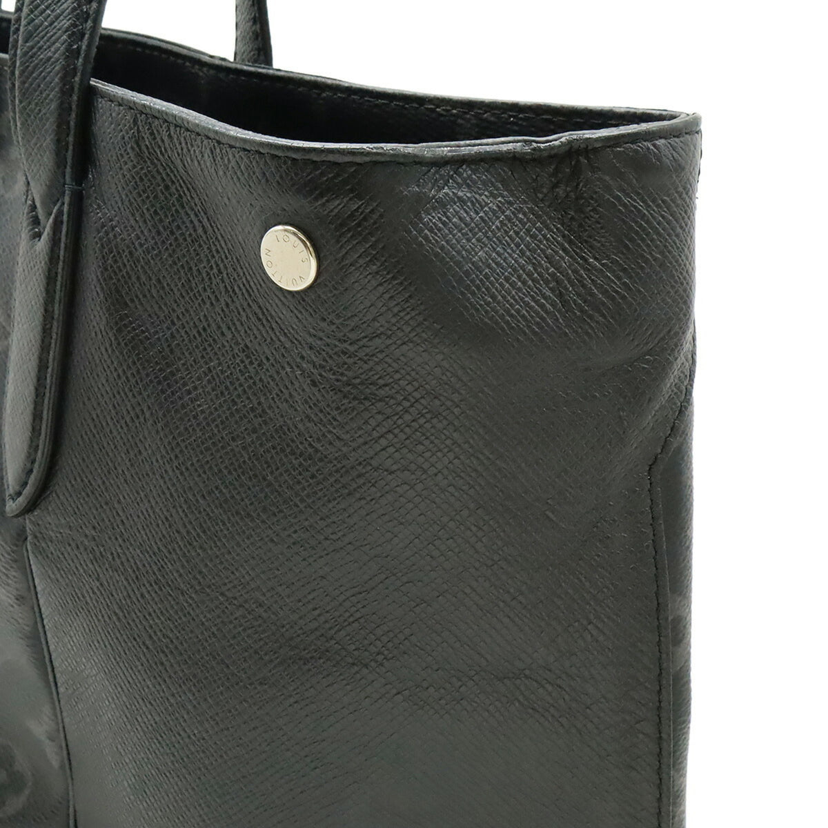 Louis Vuitton Monogram Eclipse Noir Monogram Eclipse Taiga Leather Shoulder Bag Tote Bag (Pre-Owned)