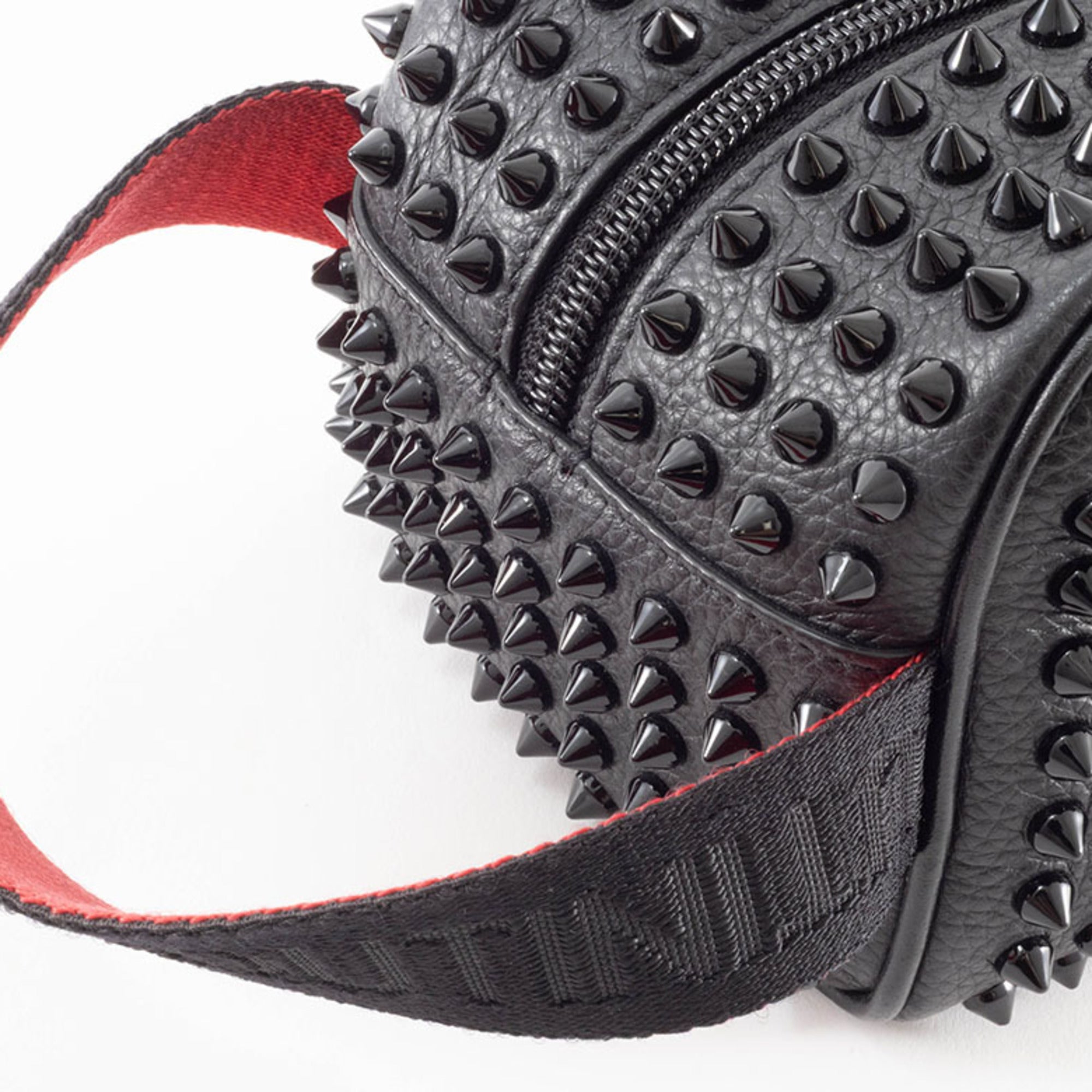 Christian Louboutin Black Leather Clutch Bag (Pre-Owned)