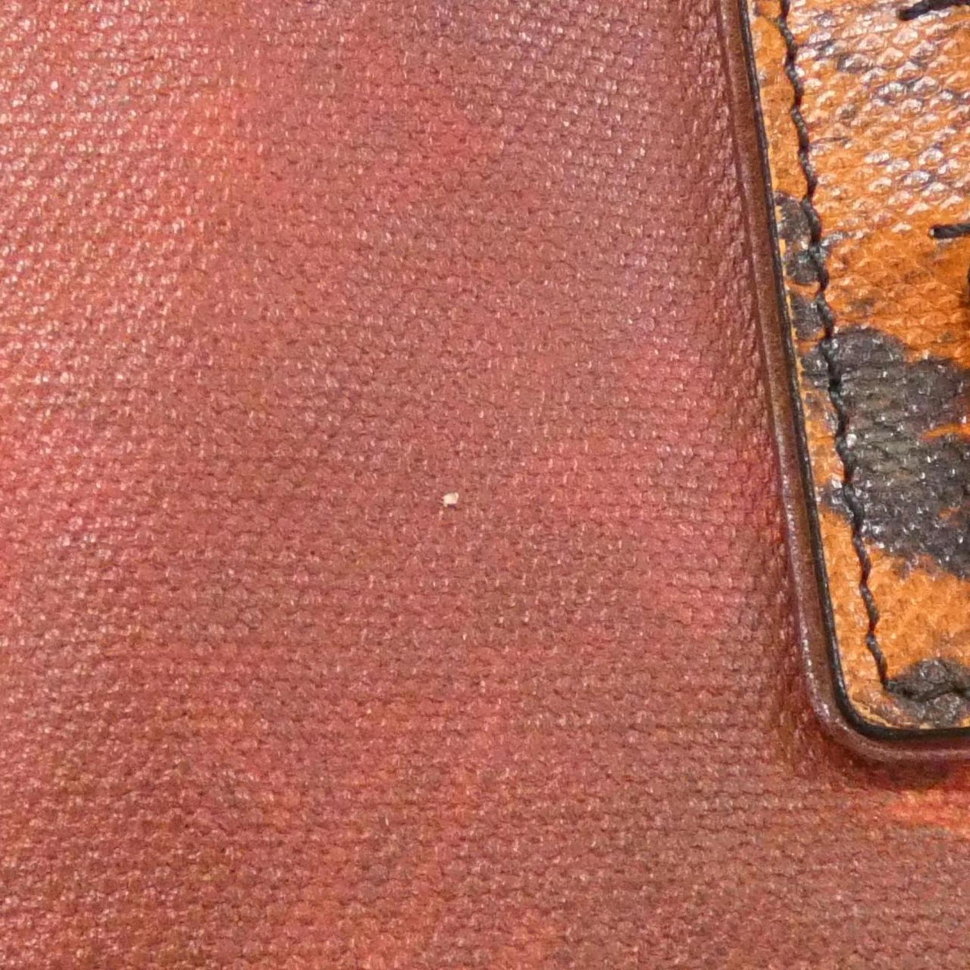 Louis Vuitton Rouge Coated Canvas Handbag (Pre-Owned)
