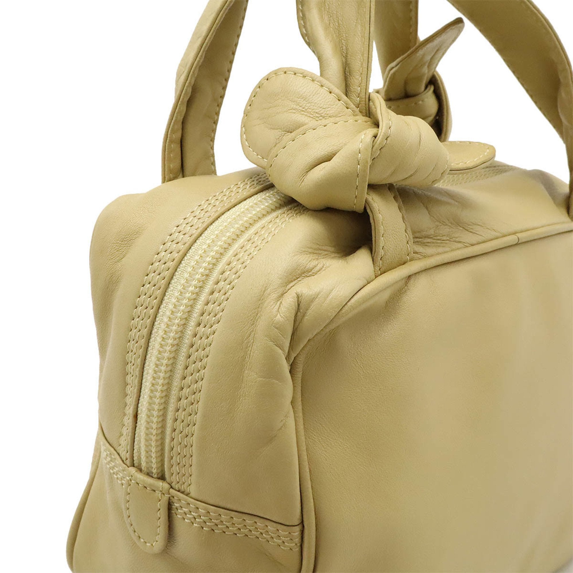 Loewe Beige Nappa Leather Leather Handbag (Pre-Owned)