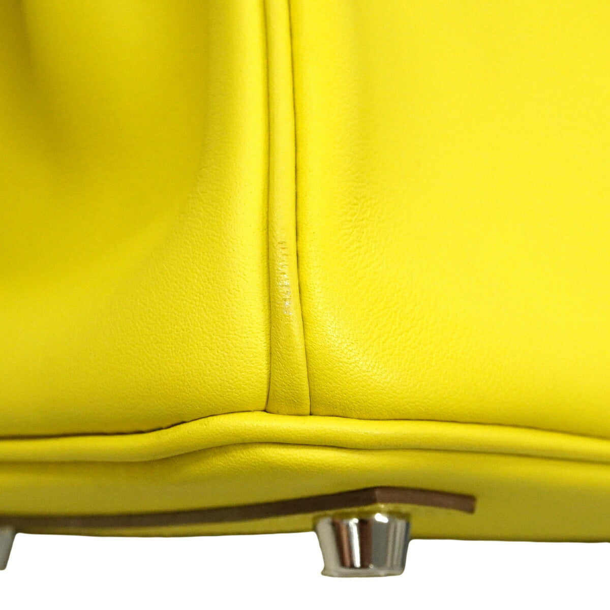 Hermes Lime Swift Leather Handbag (Pre-Owned)