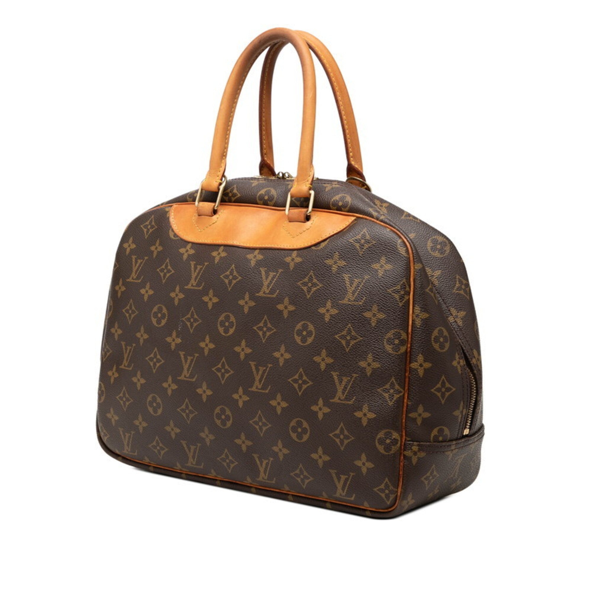 Louis Vuitton Monogram Brown Pvc Leather Handbag (Pre-Owned)