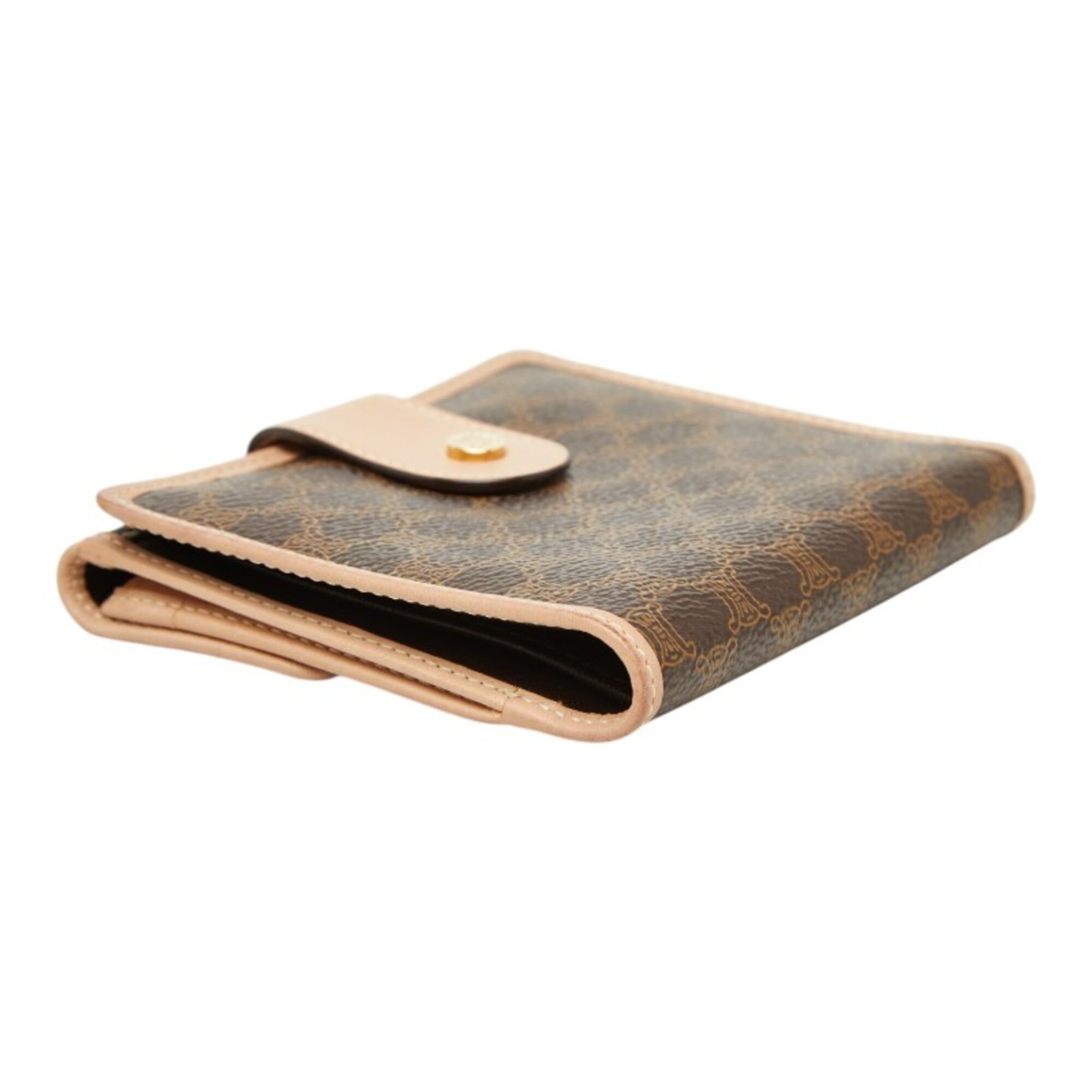 Celine Brown Pvc Leather Wallet (Bi-Fold) (Pre-Owned)