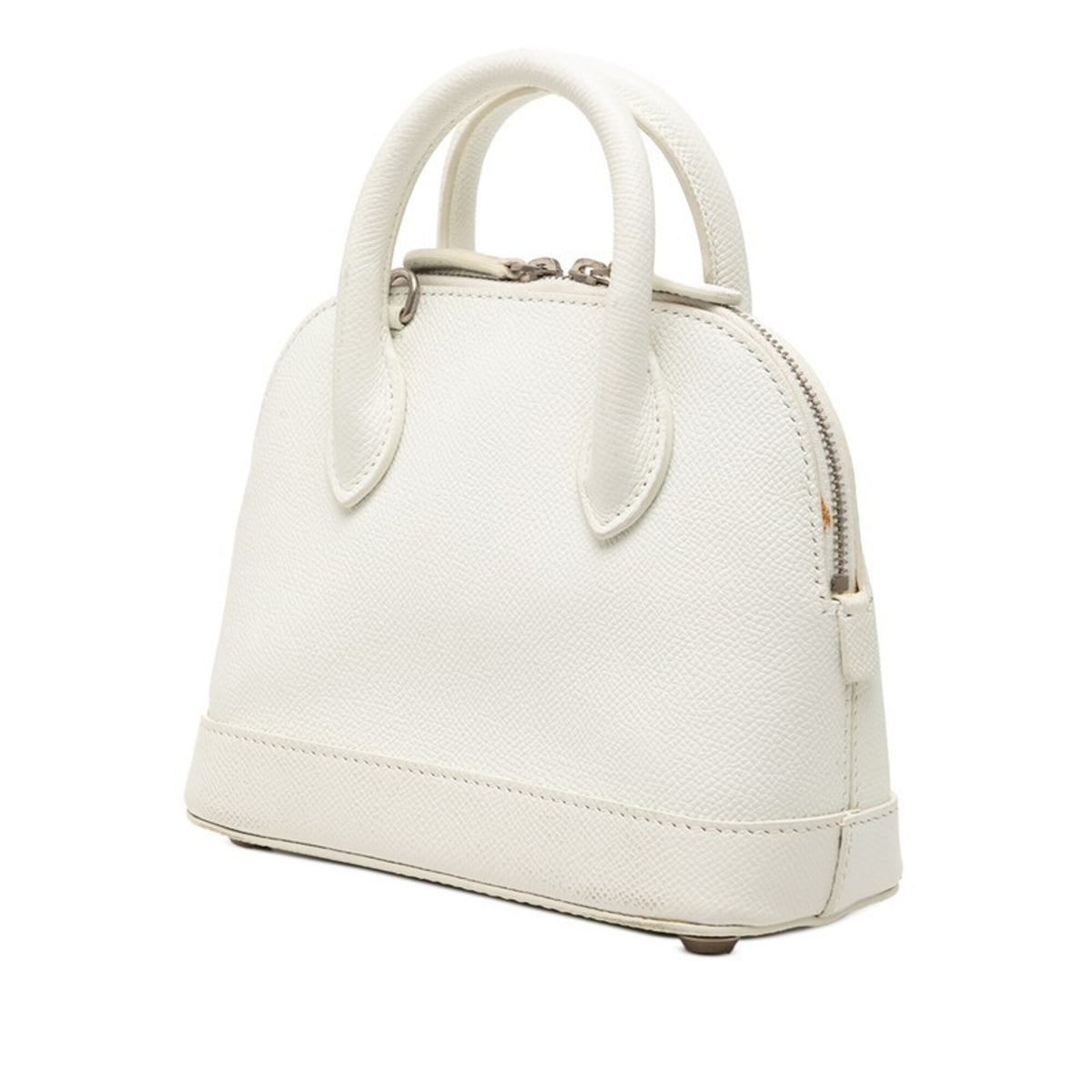 Balenciaga White Leather Handbag Shoulder Bag (Pre-Owned)