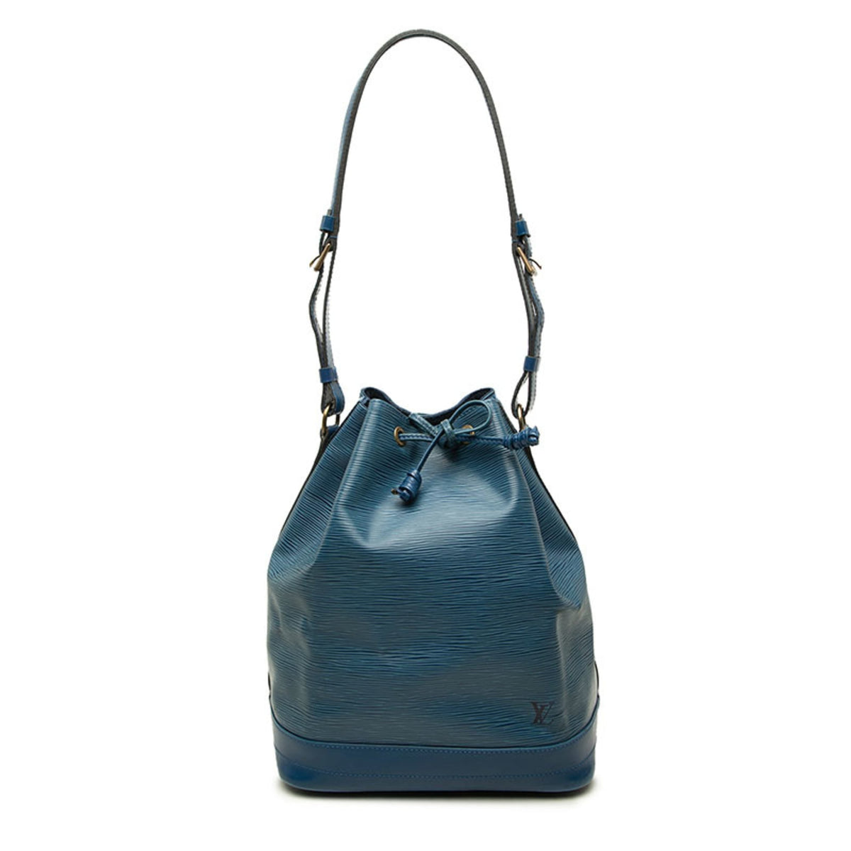 Louis Vuitton Toledo Blue Leather Shoulder Bag (Pre-Owned)