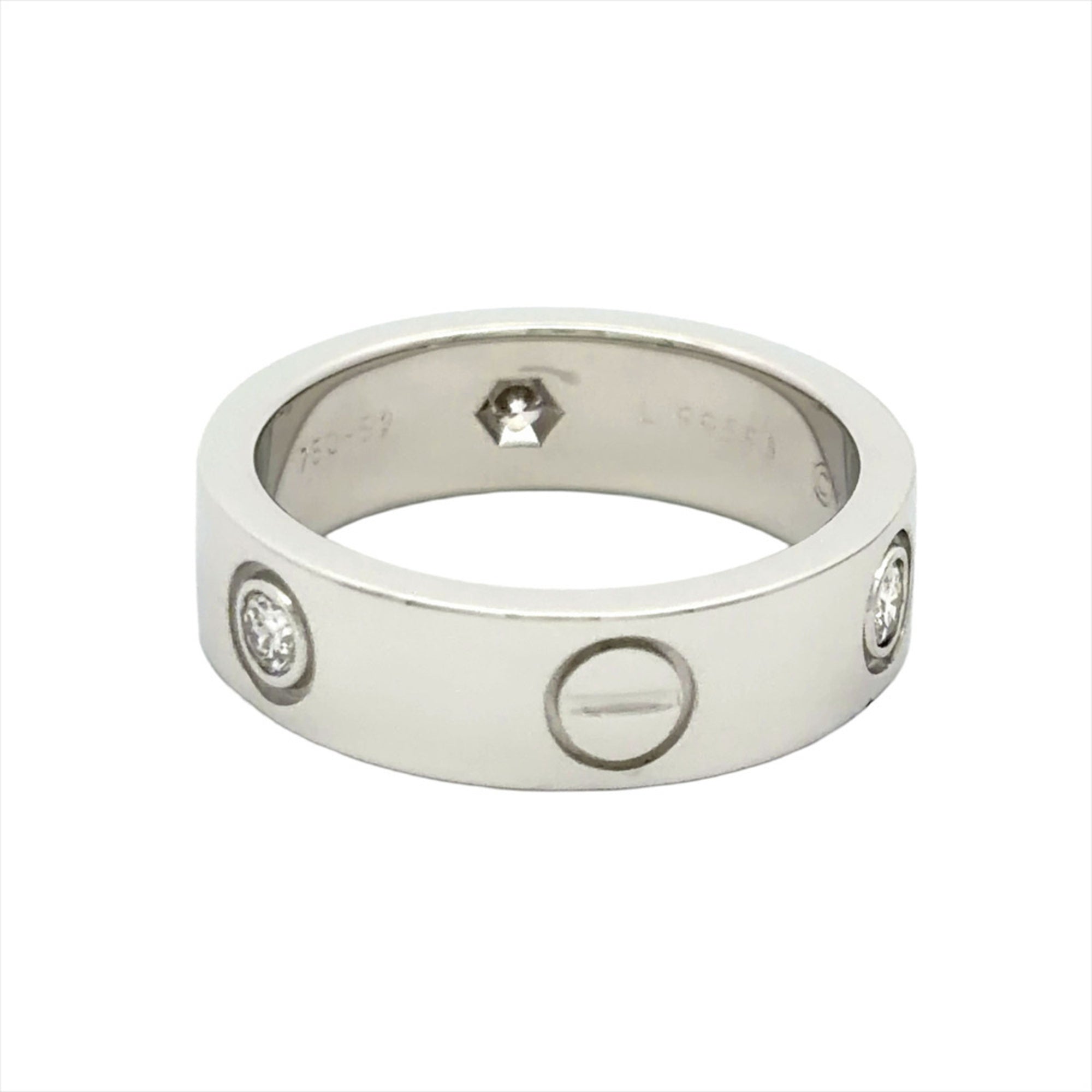 Cartier Love White Gold (18K) Band Ring (Pre-Owned)
