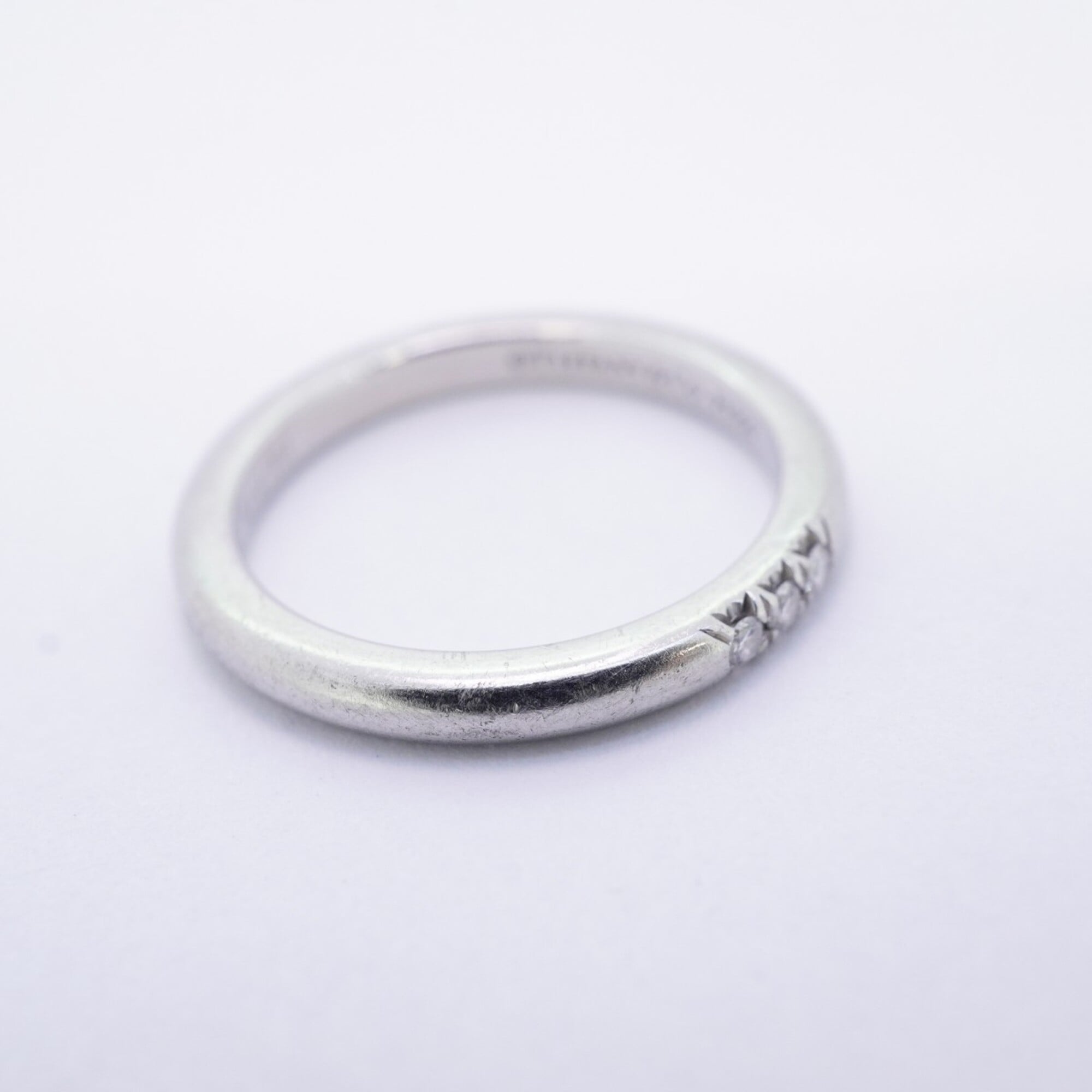Tiffany Platinum 950 Band Ring (Pre-Owned)
