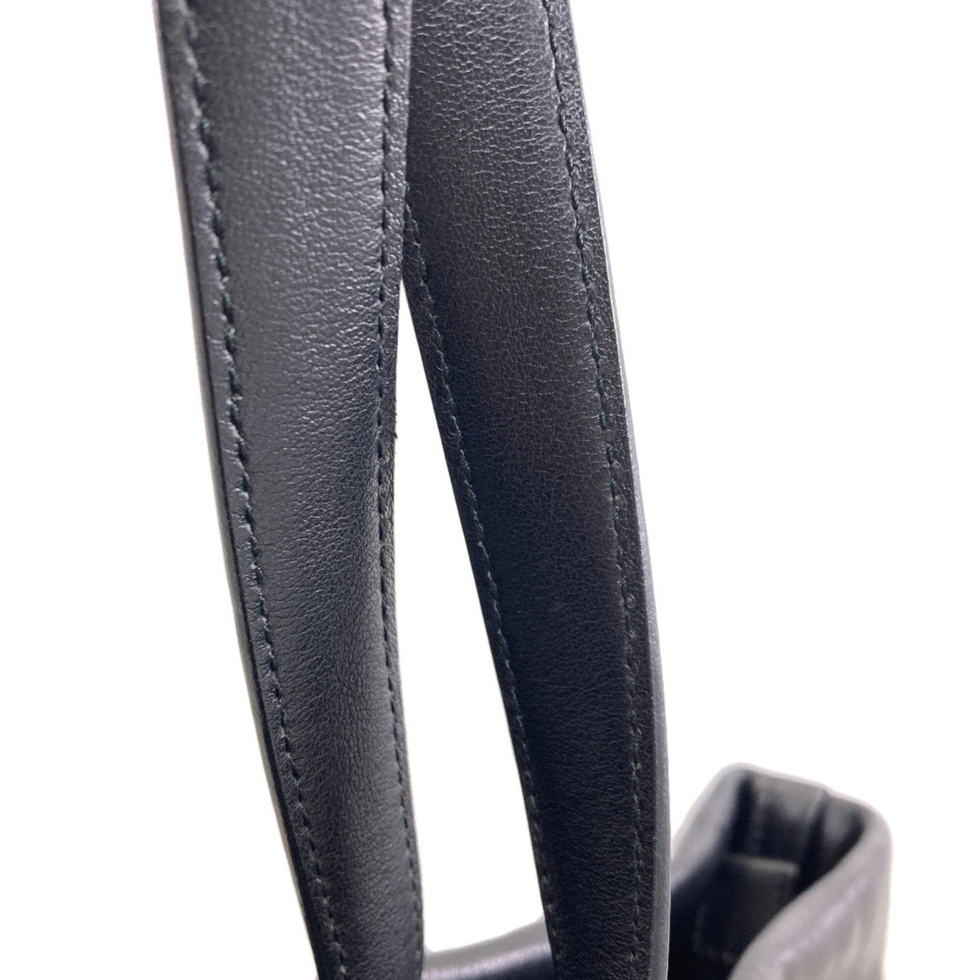 Prada Black Leather Tote Bag (Pre-Owned)