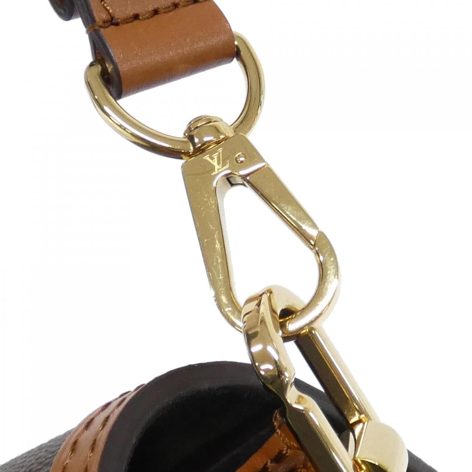 Louis Vuitton Marron Coated Canvas Shoulder Bag (Pre-Owned)