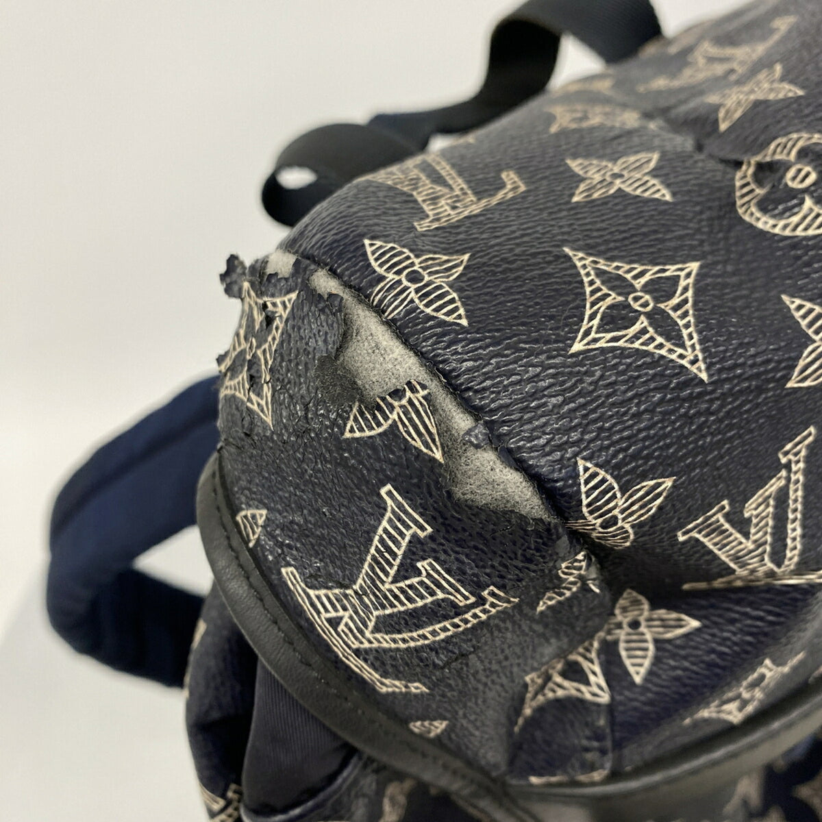 Louis Vuitton Navy Backpack (Pre-Owned)