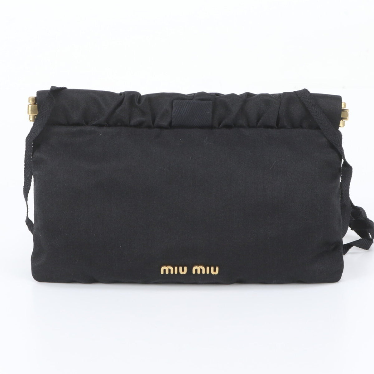 Miu Miu Black Crossbody Bag Handbag Shoulder Bag Tote Bag (Pre-Owned)