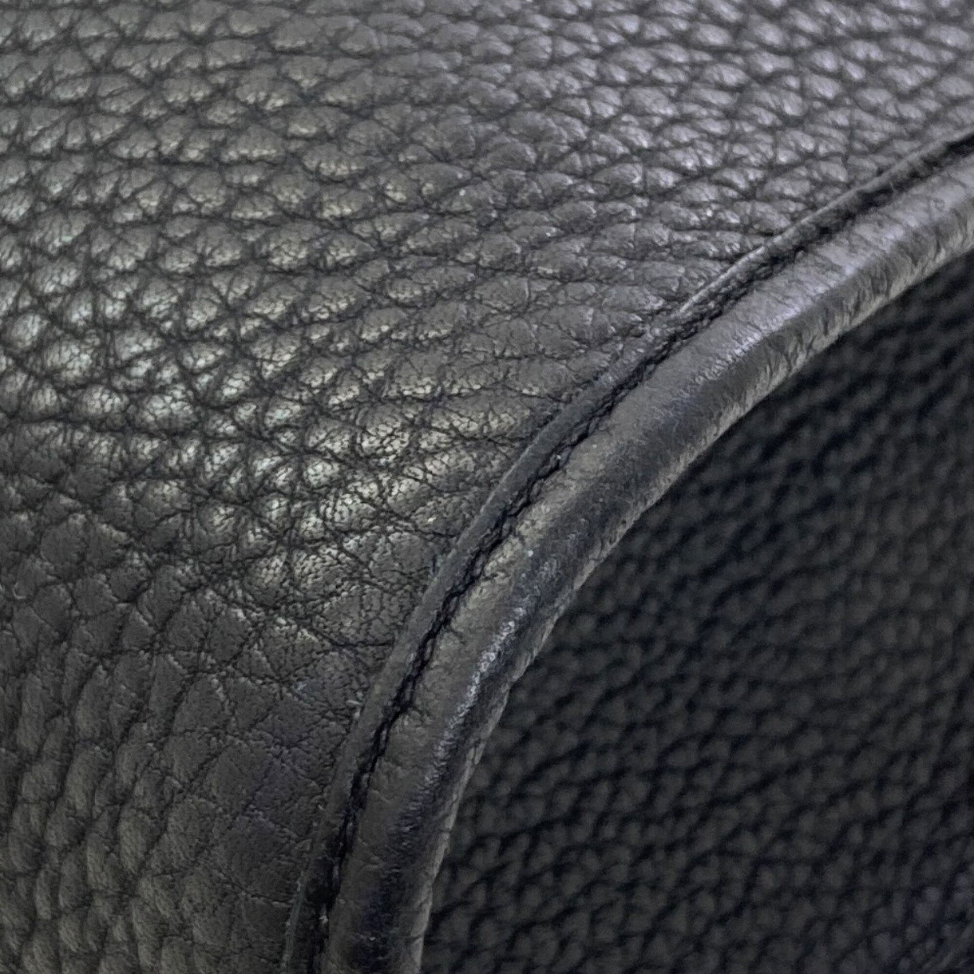 Hermes Black Leather Tote Bag (Pre-Owned)