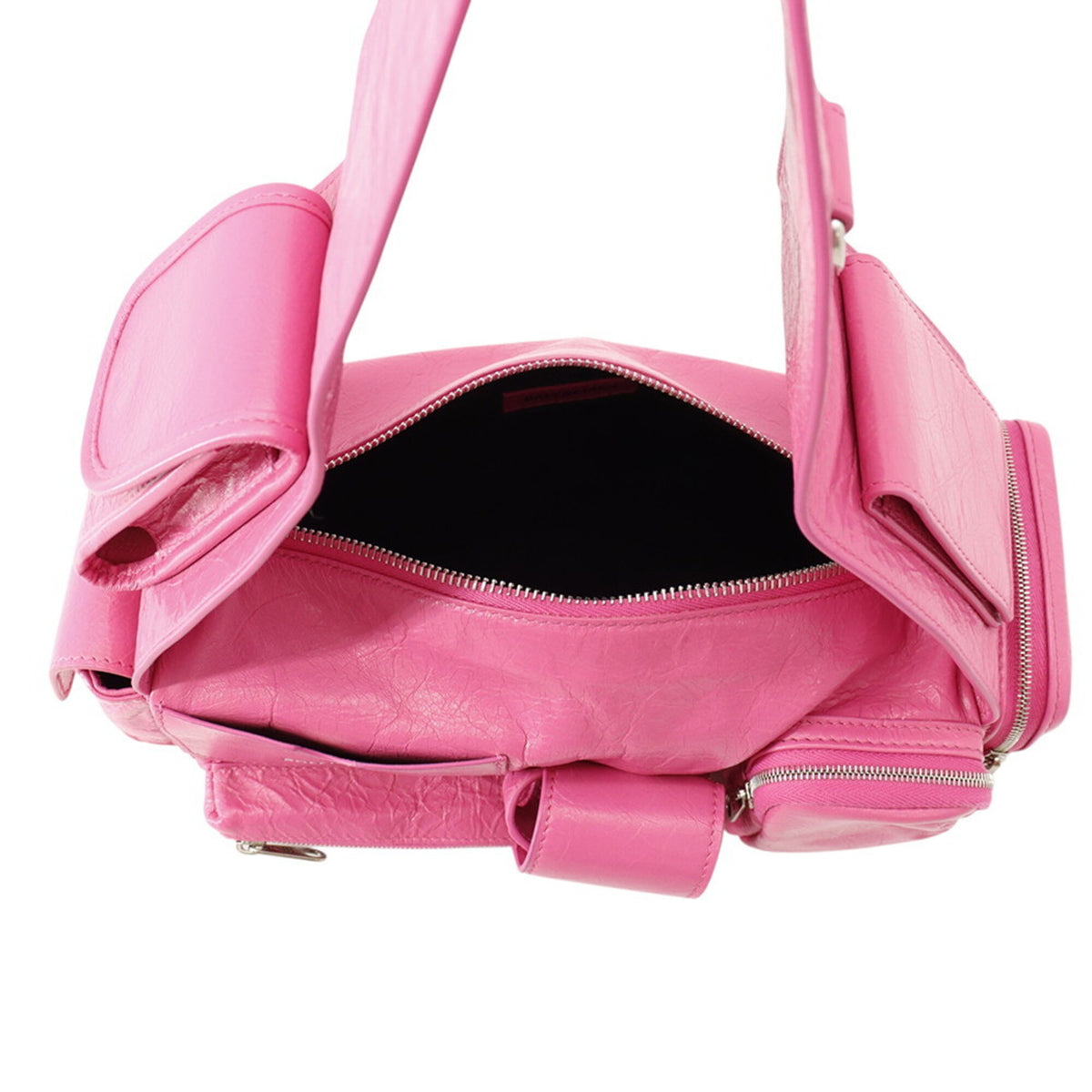 Balenciaga Pink Leather Handbag Shoulder Bag (Pre-Owned)