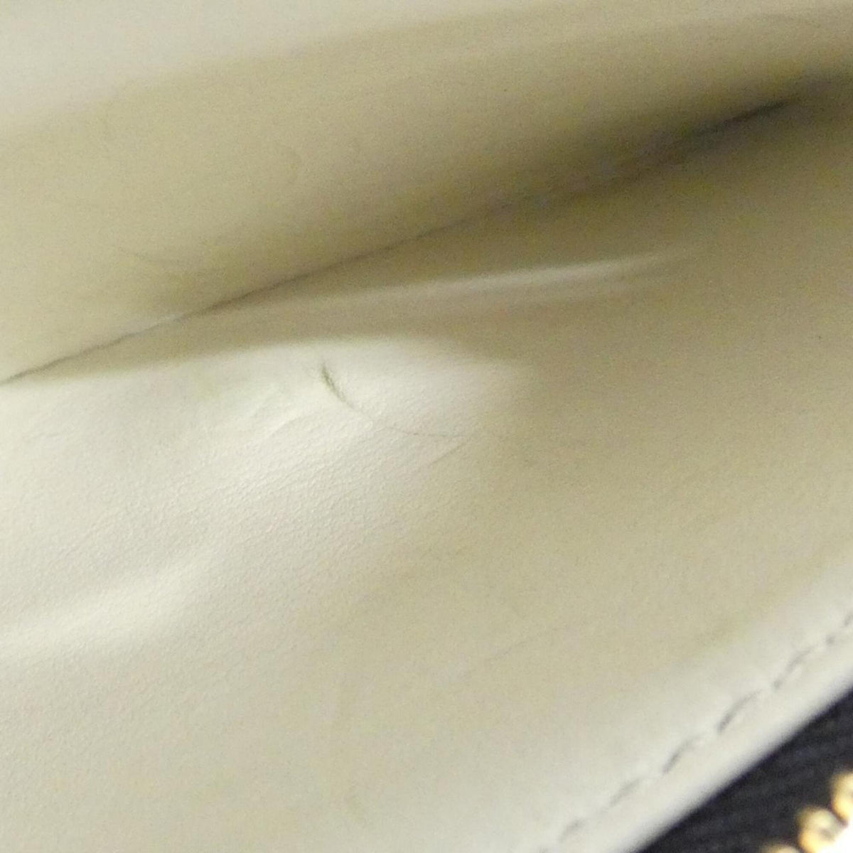 Louis Vuitton Navy Leather Wallet (Tri-Fold) (Pre-Owned)