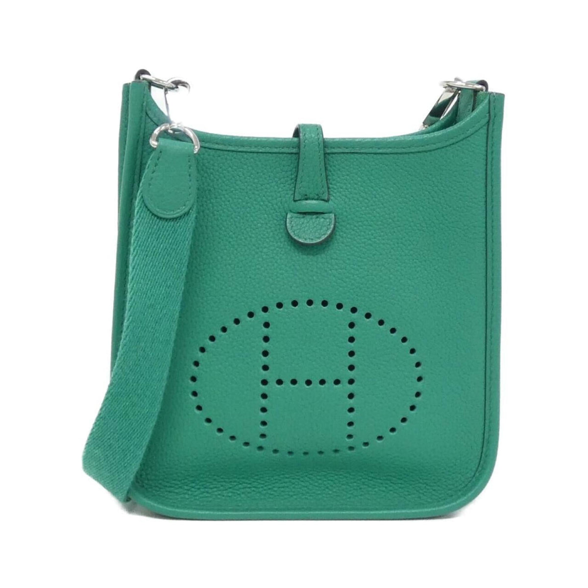 Hermes Green Vert Leather Shoulder Bag (Pre-Owned)