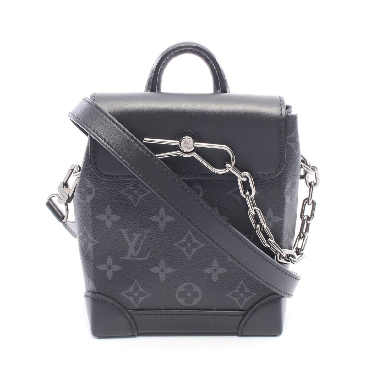 Louis Vuitton Black Monogram Empreinte Coated Canvas Leather Handbag Shoulder Bag (Pre-Owned)