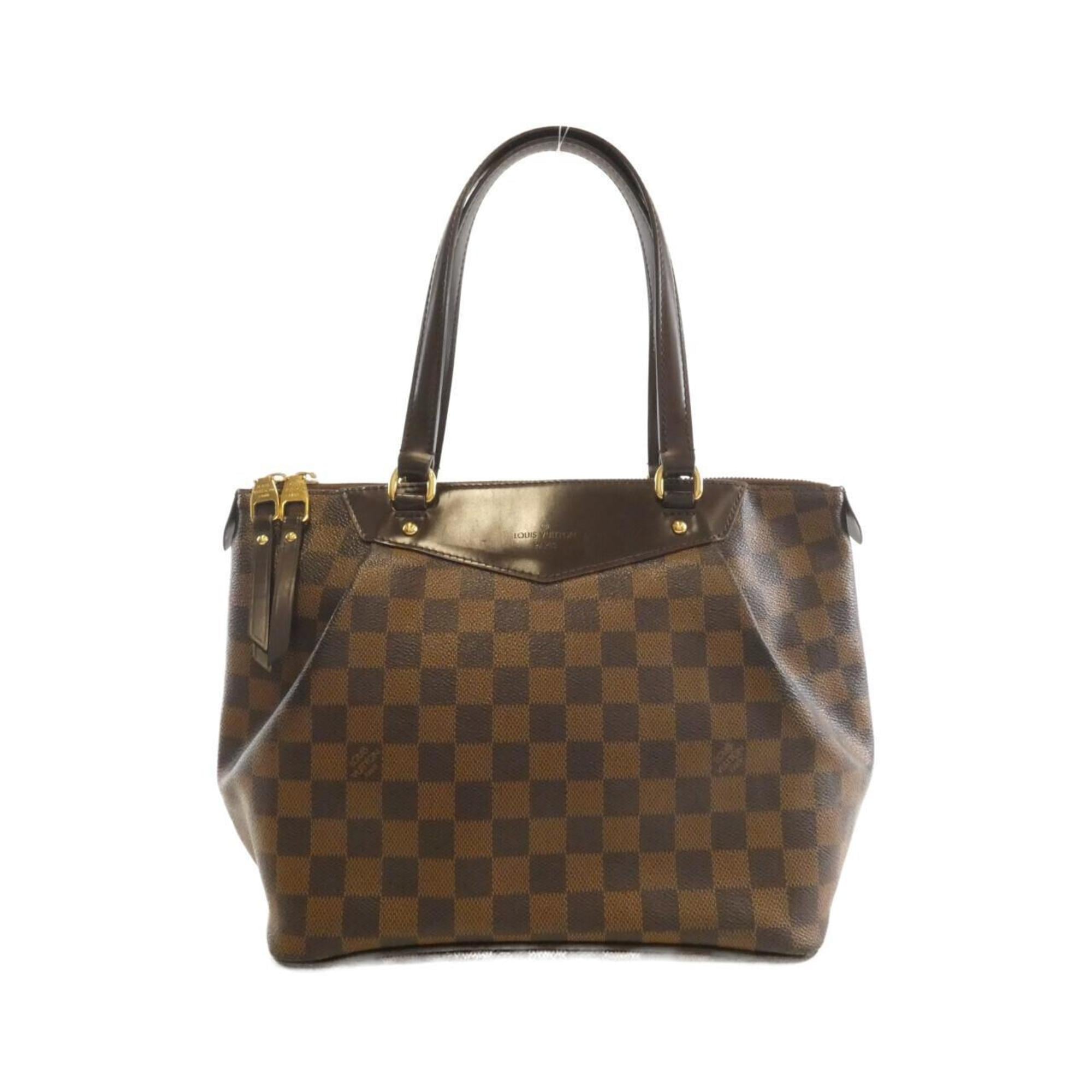 Louis Vuitton Brown Coated Canvas Handbag (Pre-Owned)
