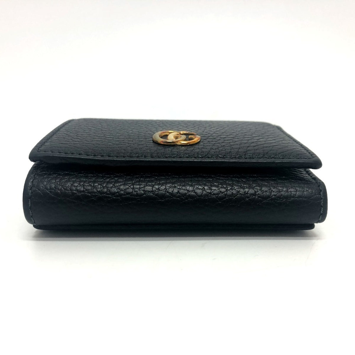 Gucci Black Leather Wallet (Tri-Fold) (Pre-Owned)
