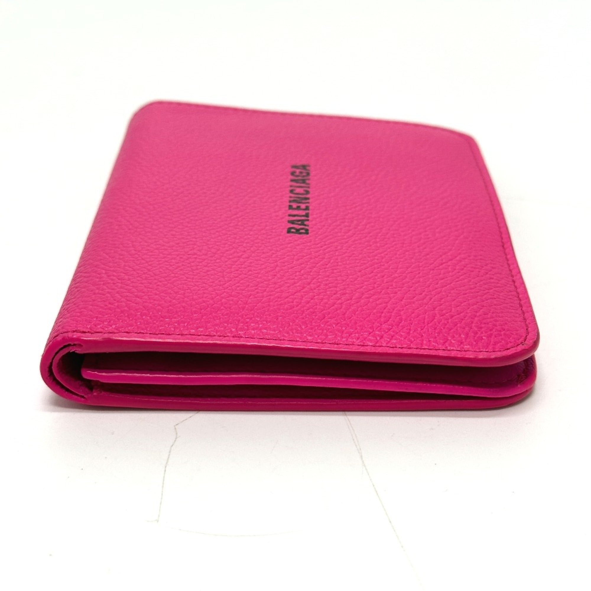Balenciaga Pink Leather Wallet (Bi-Fold) (Pre-Owned)