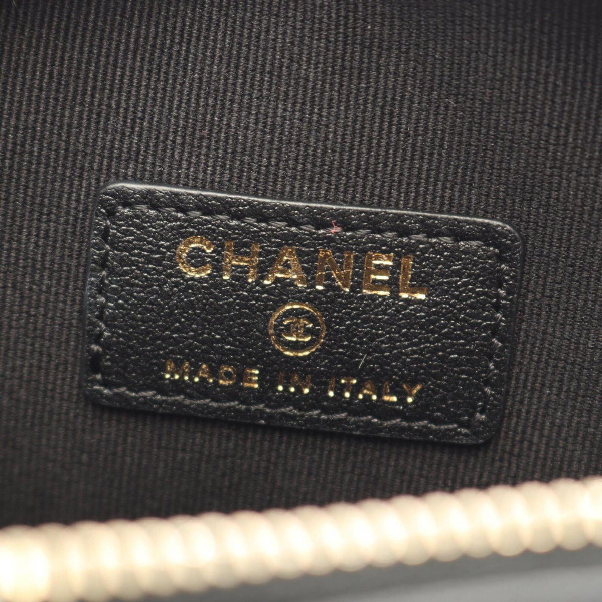 Chanel Black Leather Clutch Bag Handbag Shoulder Bag (Pre-Owned)