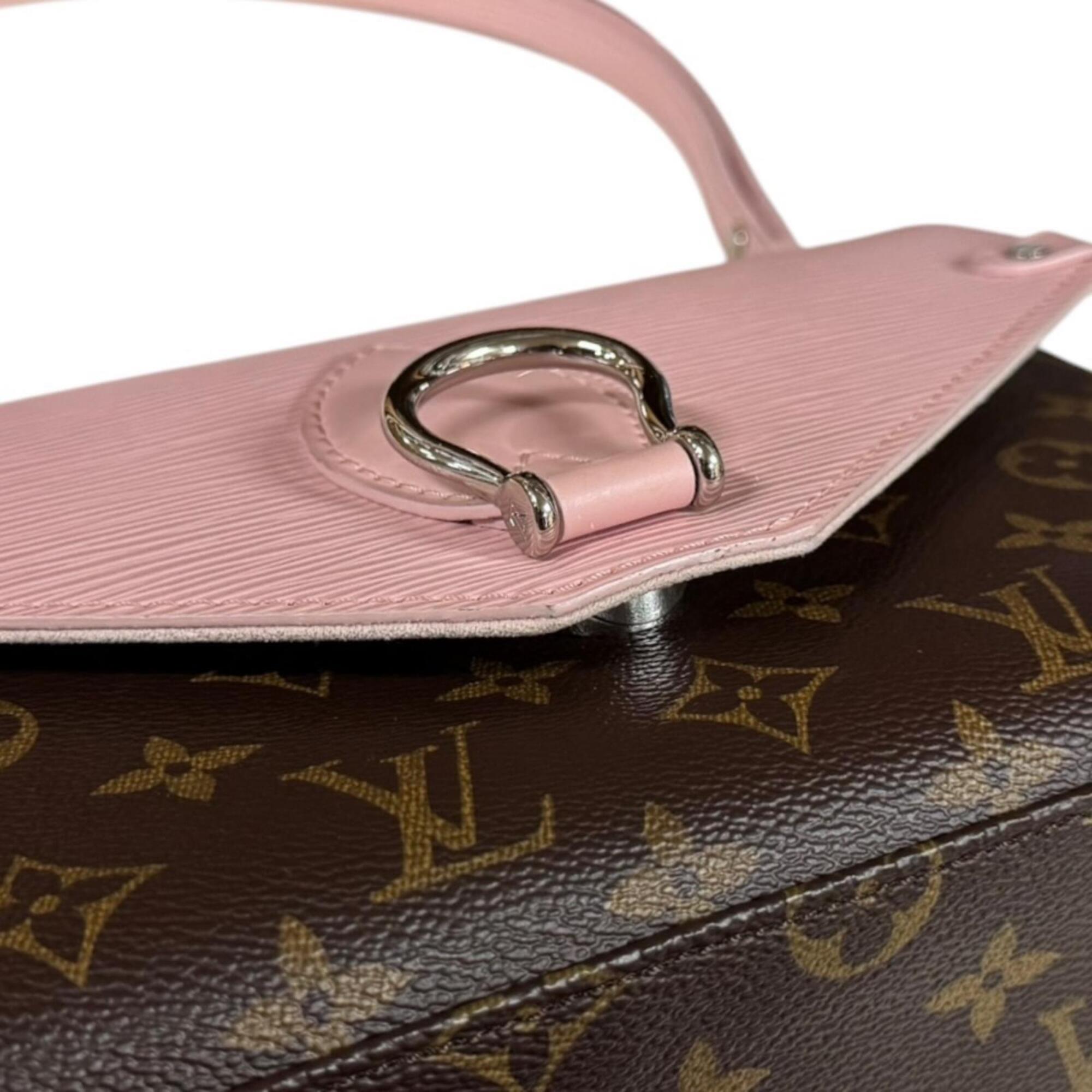 Louis Vuitton Monogram Brown Rose Ballerine Monogram Epi Leather Handbag Shoulder Bag (Pre-Owned)