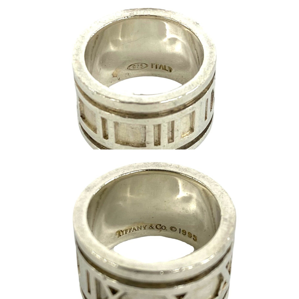 Tiffany Silver Silver 925 Band Ring (Pre-Owned)