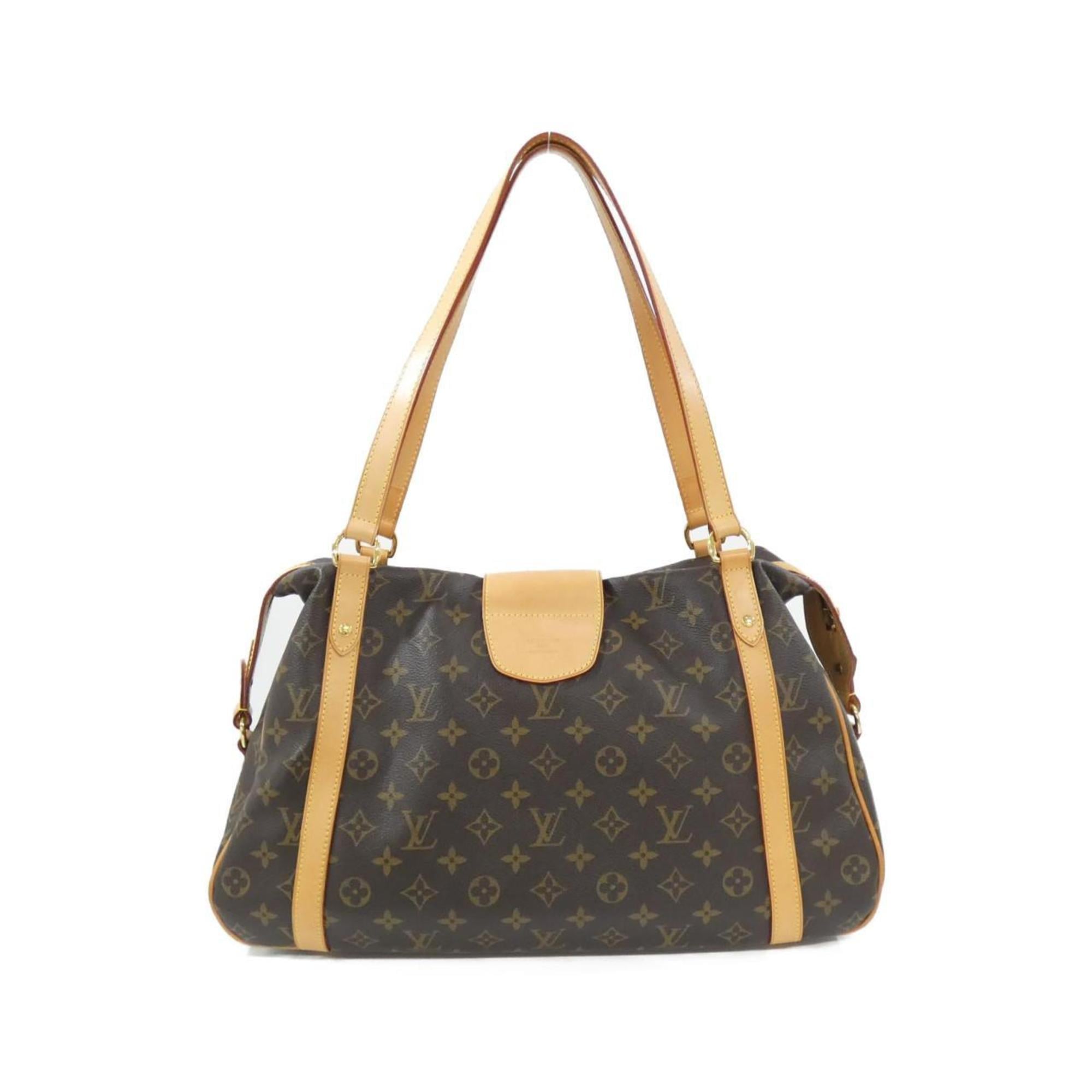 Louis Vuitton Brown Coated Canvas Shoulder Bag (Pre-Owned)