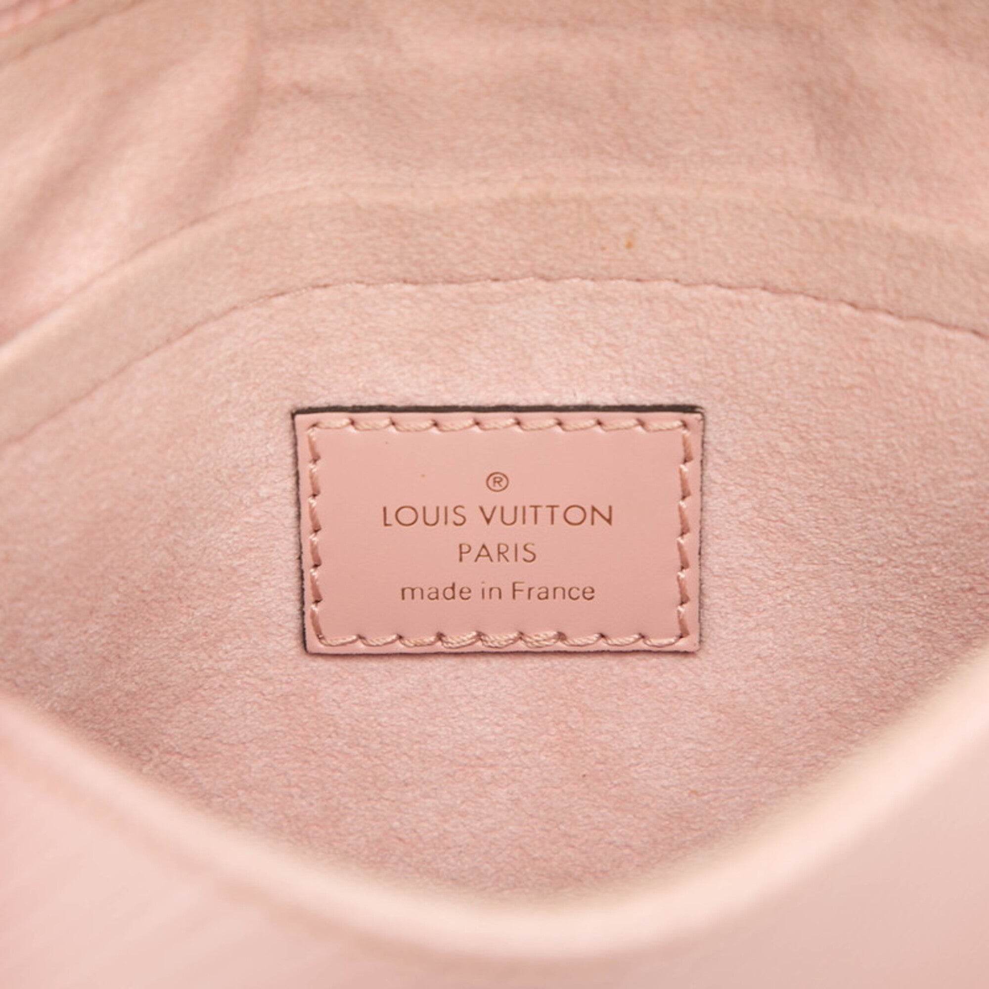Louis Vuitton Pink Rose Ballerine Leather Handbag Shoulder Bag (Pre-Owned)