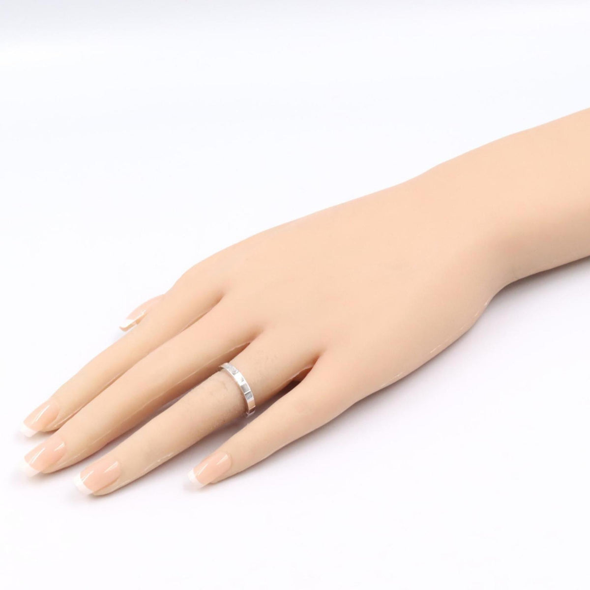 Cartier Silver White Gold (18K) Band Ring (Pre-Owned)