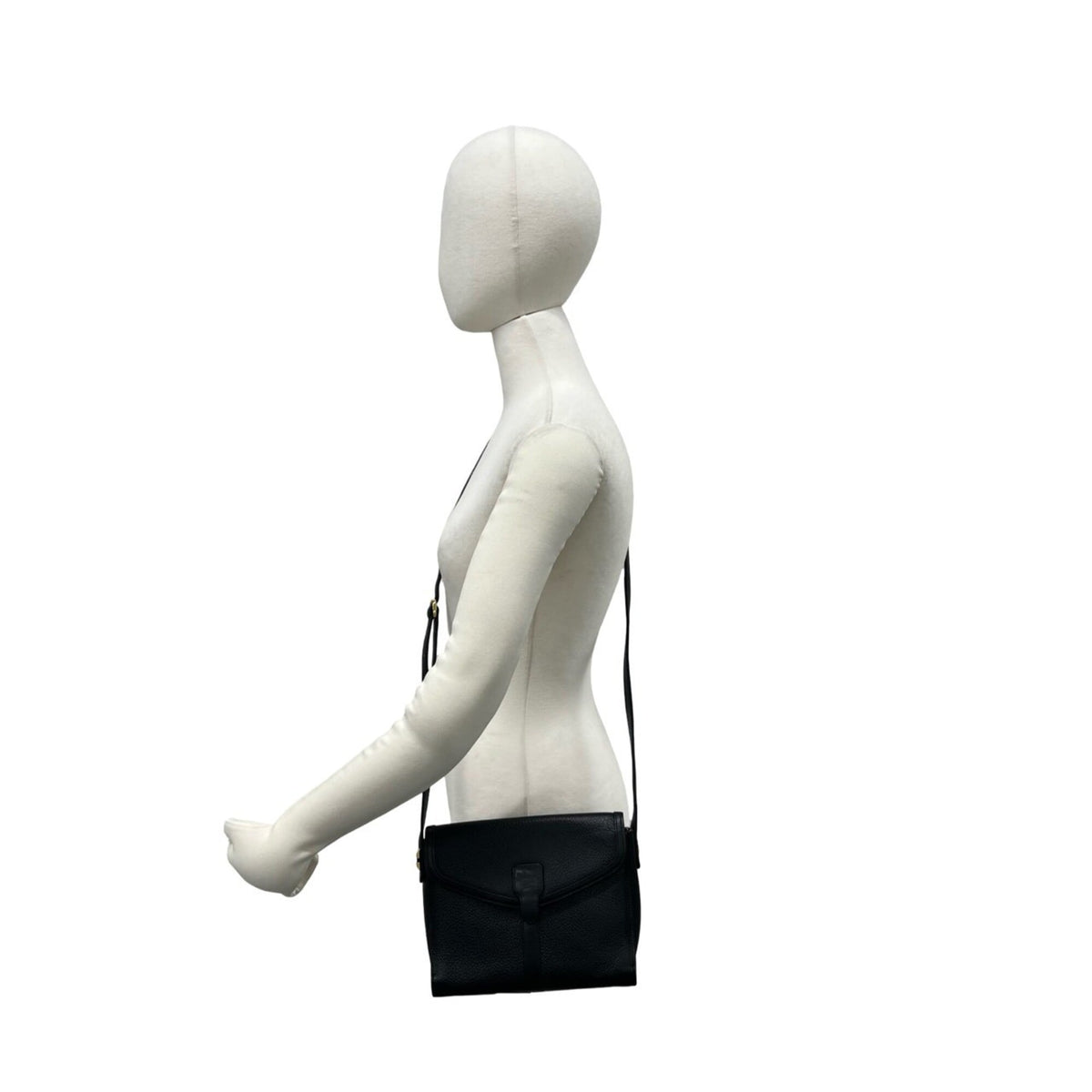 Burberry Black Leather Pochette Shoulder Bag (Pre-Owned)