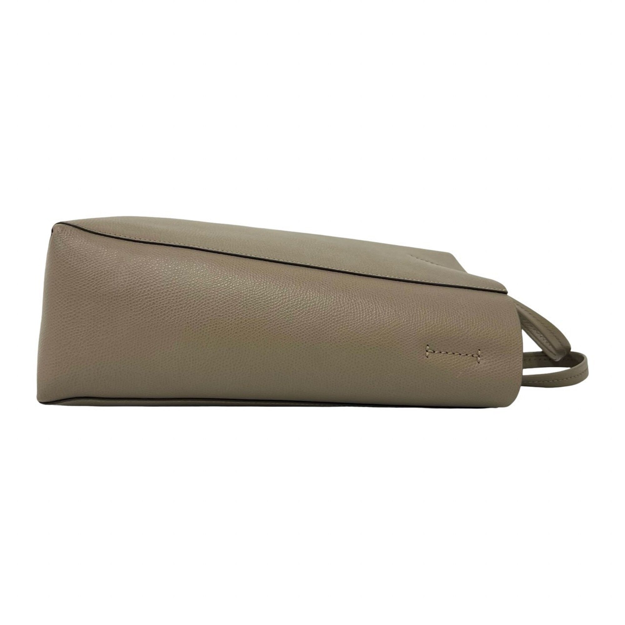 Celine Beige Leather Handbag Shoulder Bag (Pre-Owned)