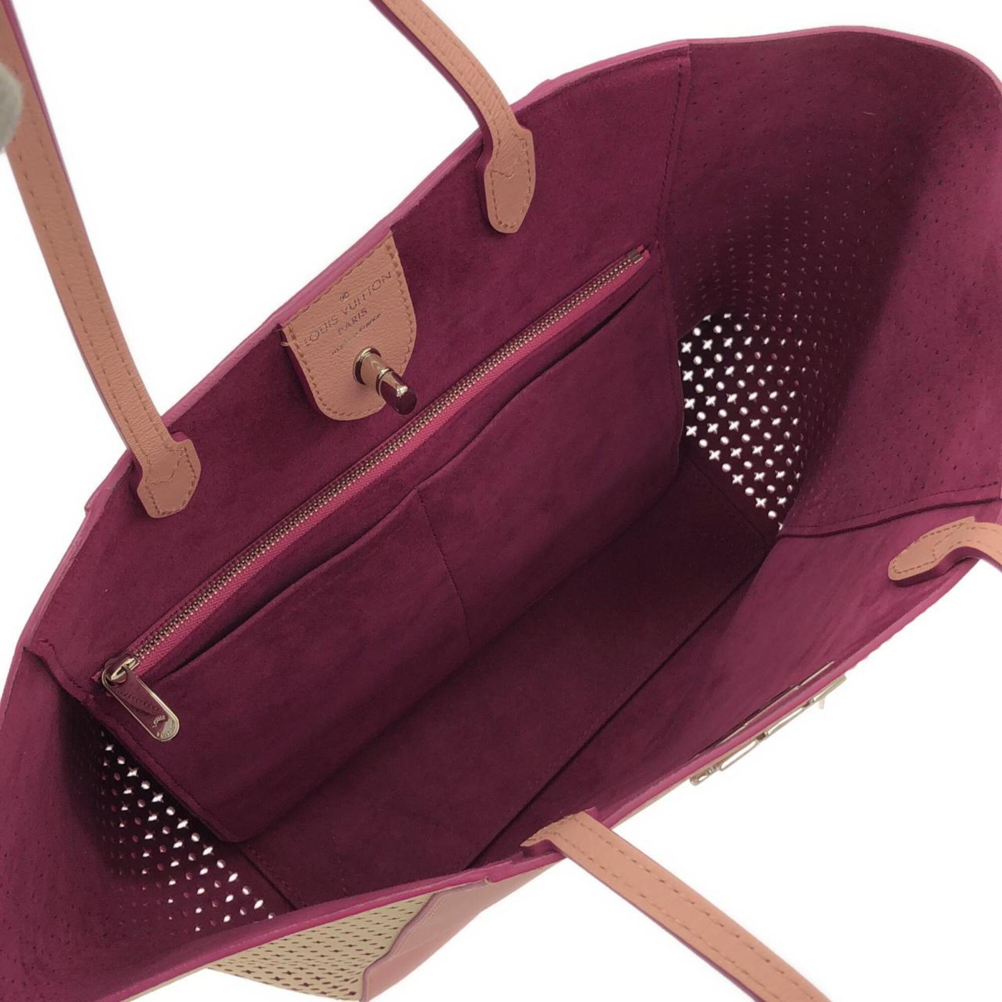 Louis Vuitton Rose Leather Handbag (Pre-Owned)