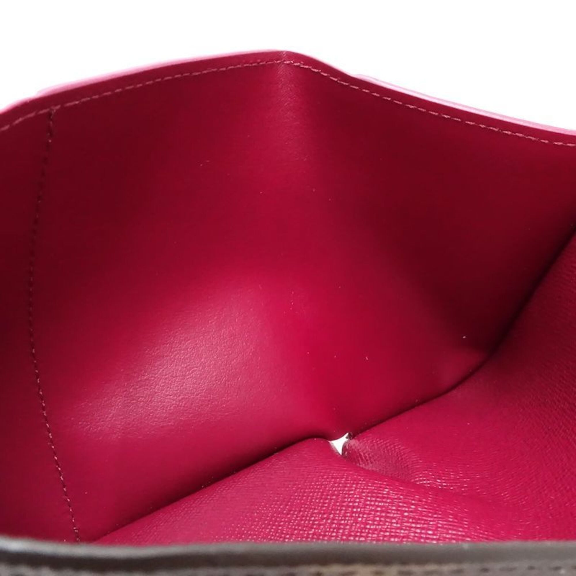 Louis Vuitton Brown Canvas Wallet (Tri-Fold) (Pre-Owned)