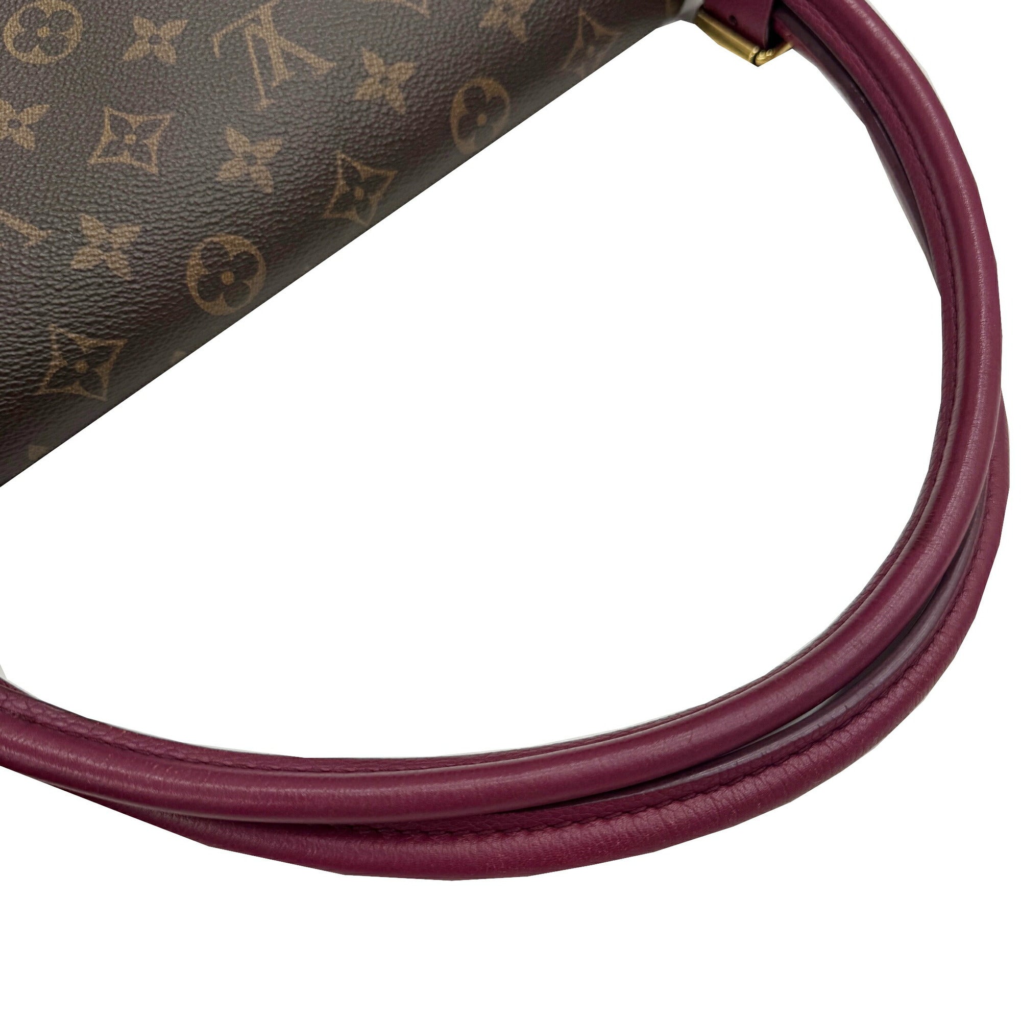 Louis Vuitton Bordeaux Brown Monogram Leather Handbag Tote Bag (Pre-Owned)