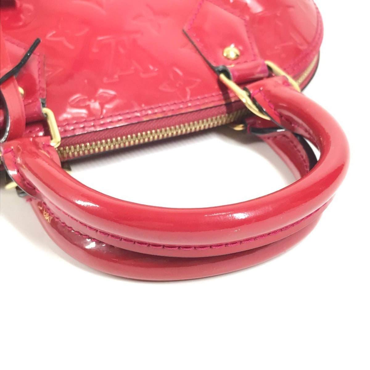 Louis Vuitton Monogram Vernis Indian Rose Monogram Vernis Handbag Shoulder Bag (Pre-Owned)