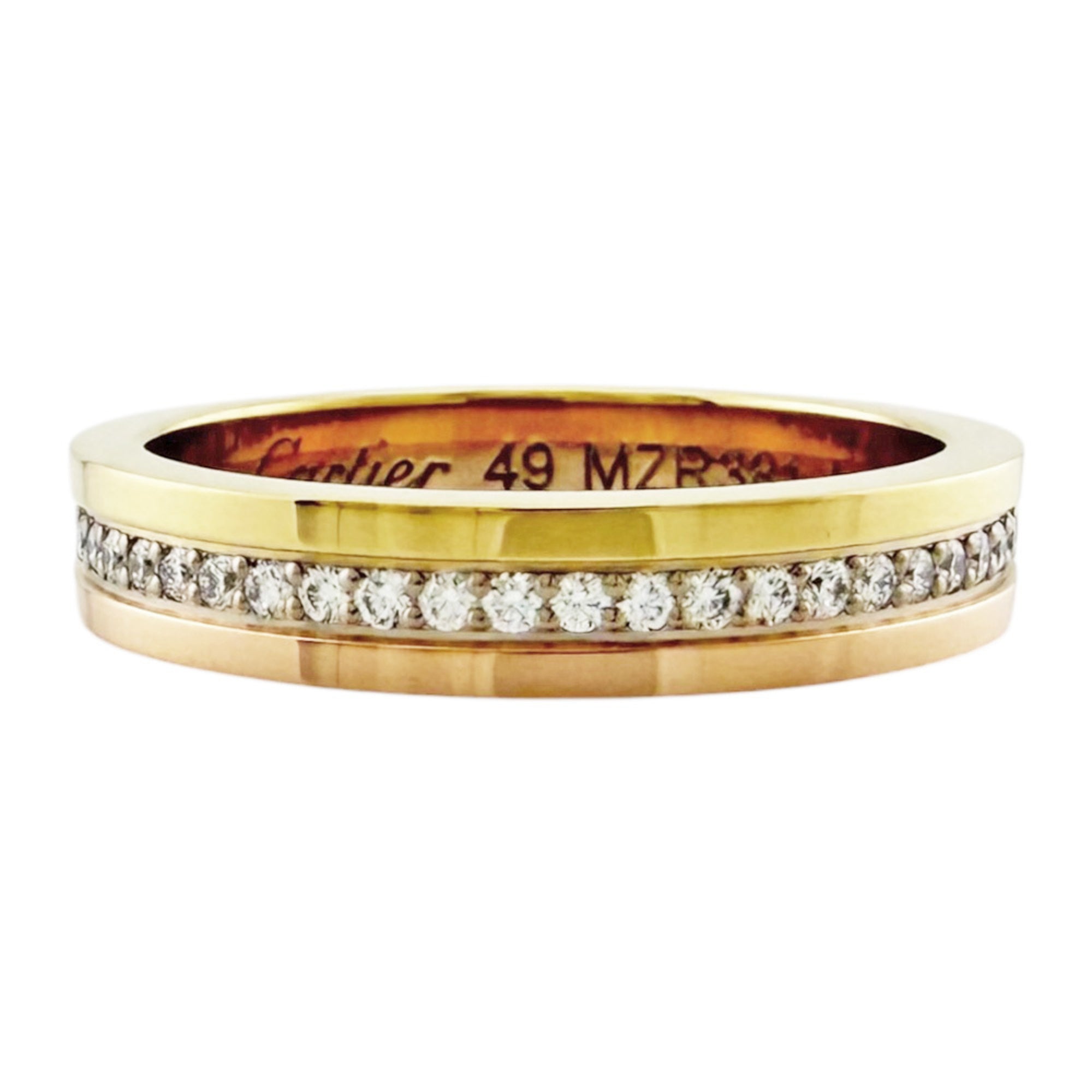 Cartier Louis Cartier Gold Silver Pink Gold Yellow Gold (18K) Pink Gold (18K) White Gold (18K) Wedding Ring (Pre-Owned)