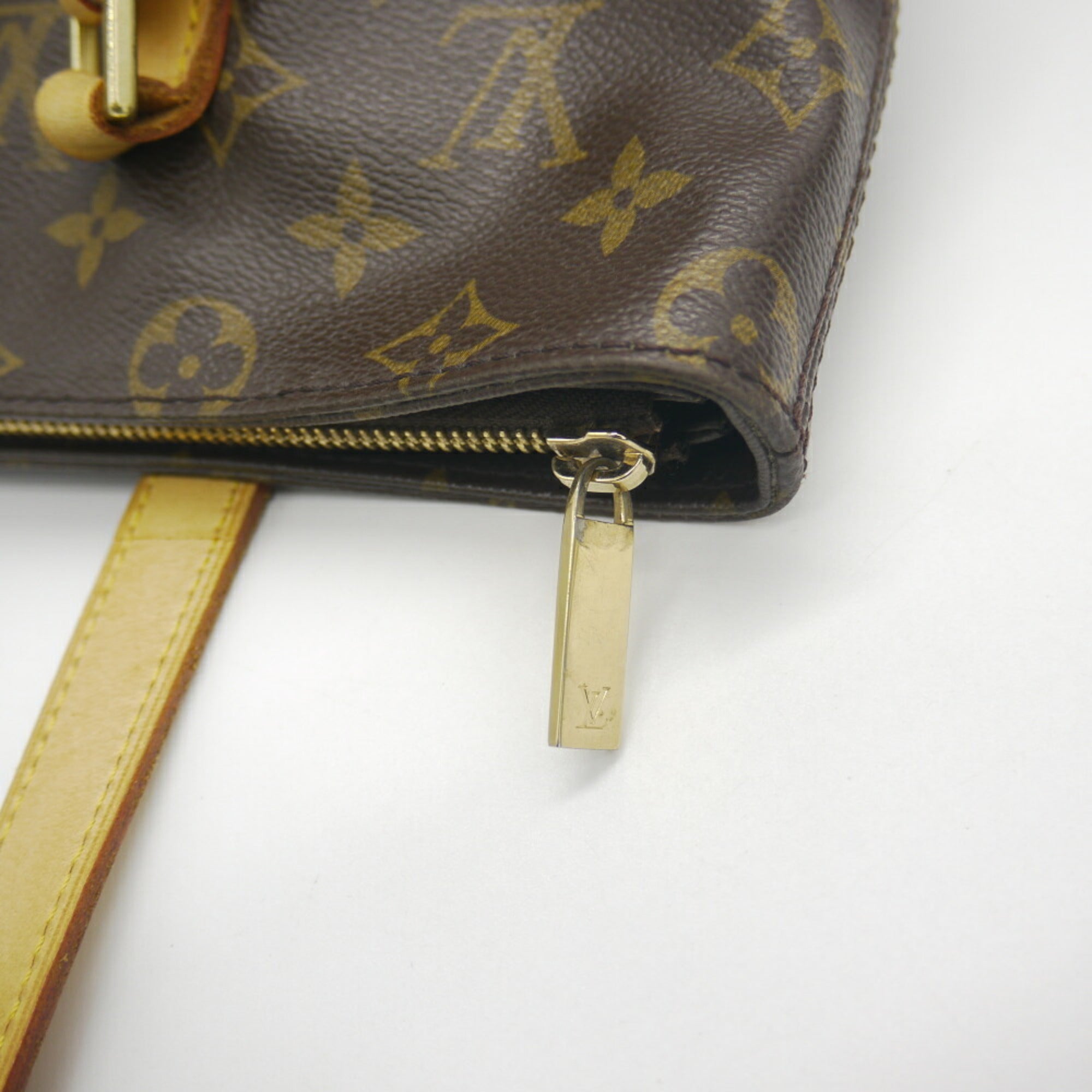 Louis Vuitton Brown Monogram Shoulder Bag Tote Bag (Pre-Owned)