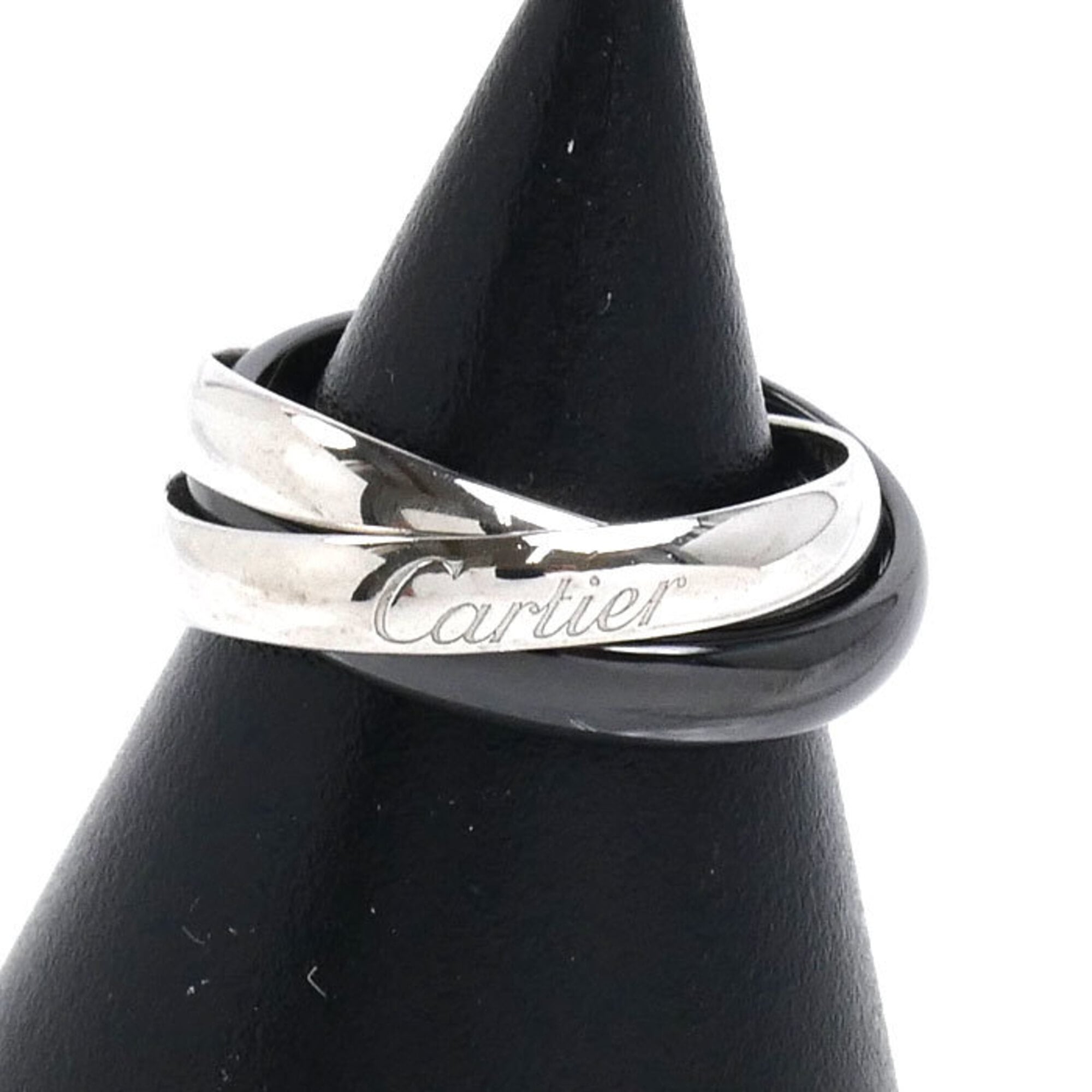 Cartier White Gold (18K) Ceramic Band Ring (Pre-Owned)