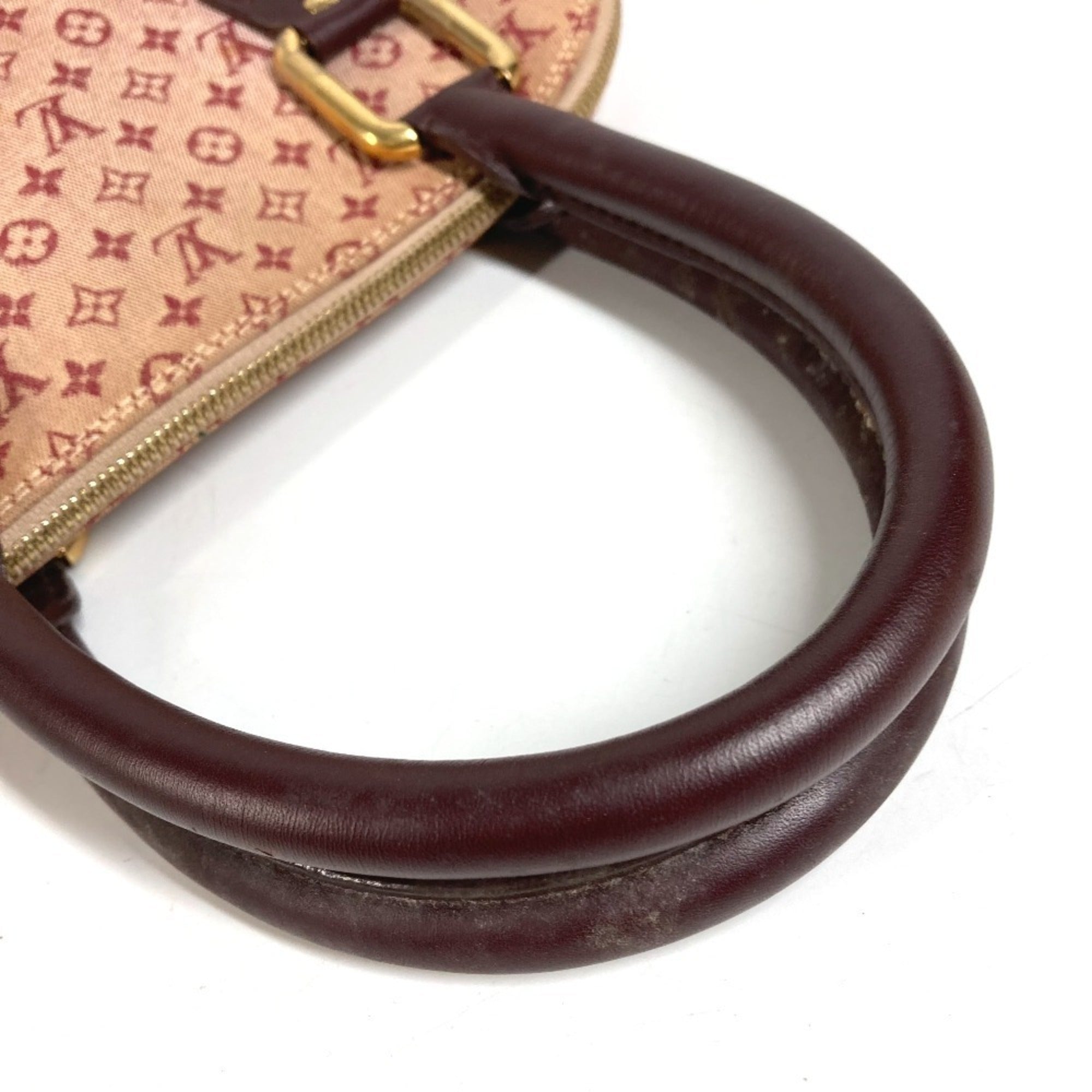 Louis Vuitton Cerise Red Color Monogram Mini Handbag Tote Bag (Pre-Owned)