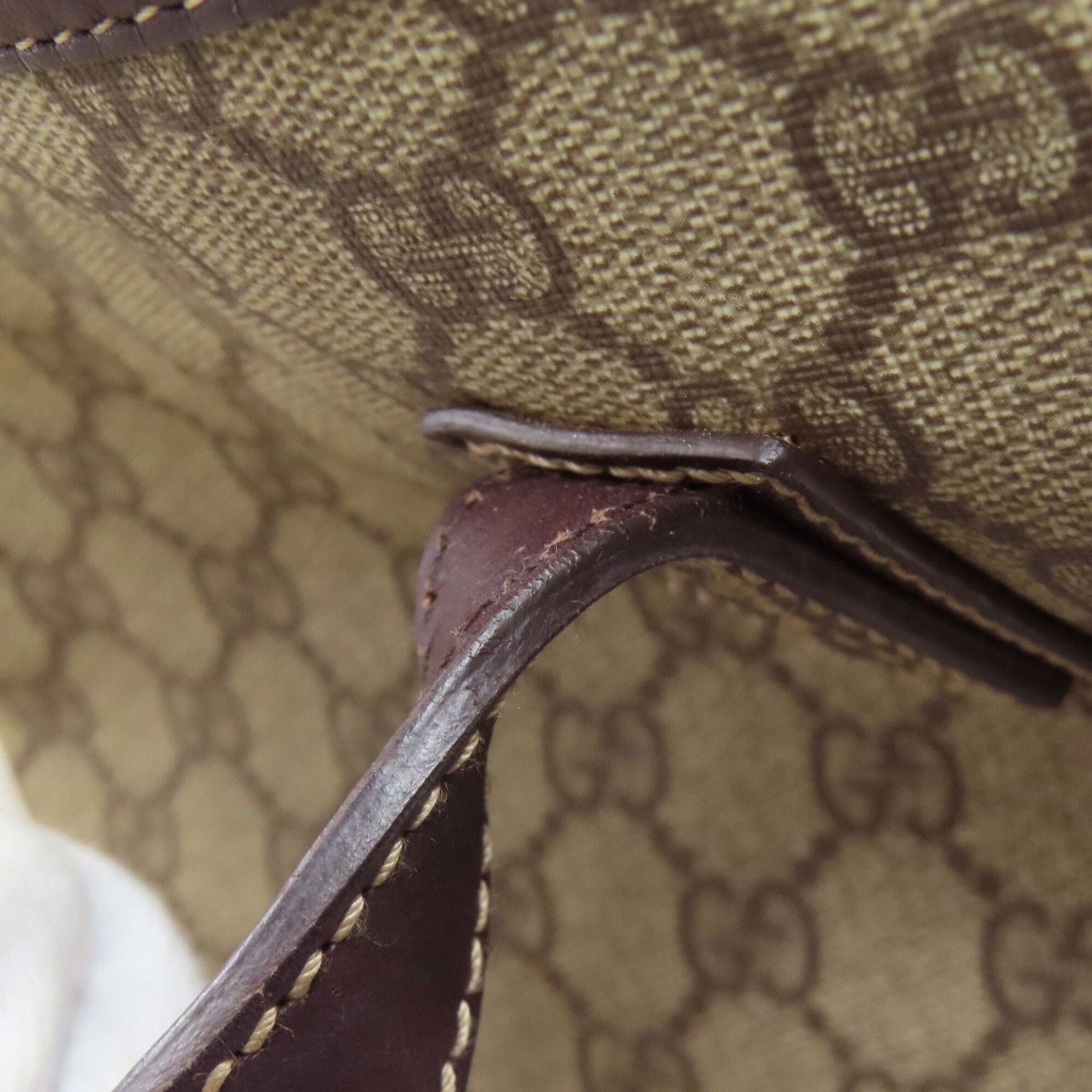 Gucci Brown Pvc Tote Bag (Pre-Owned)