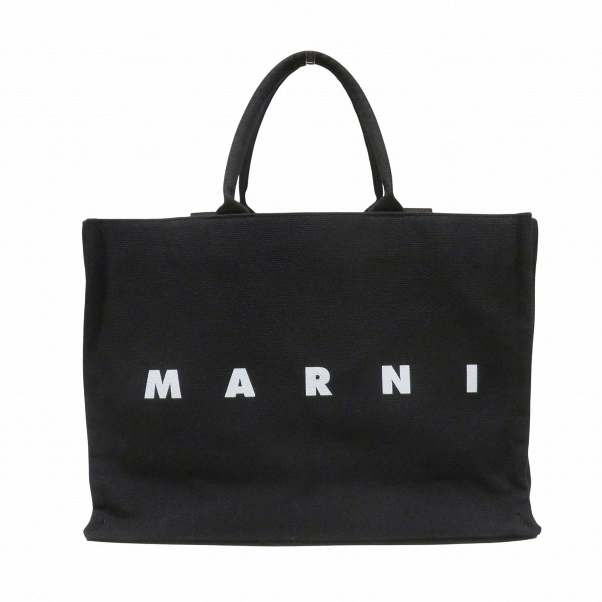 Marni Black Cotton Tote Bag (Pre-Owned)