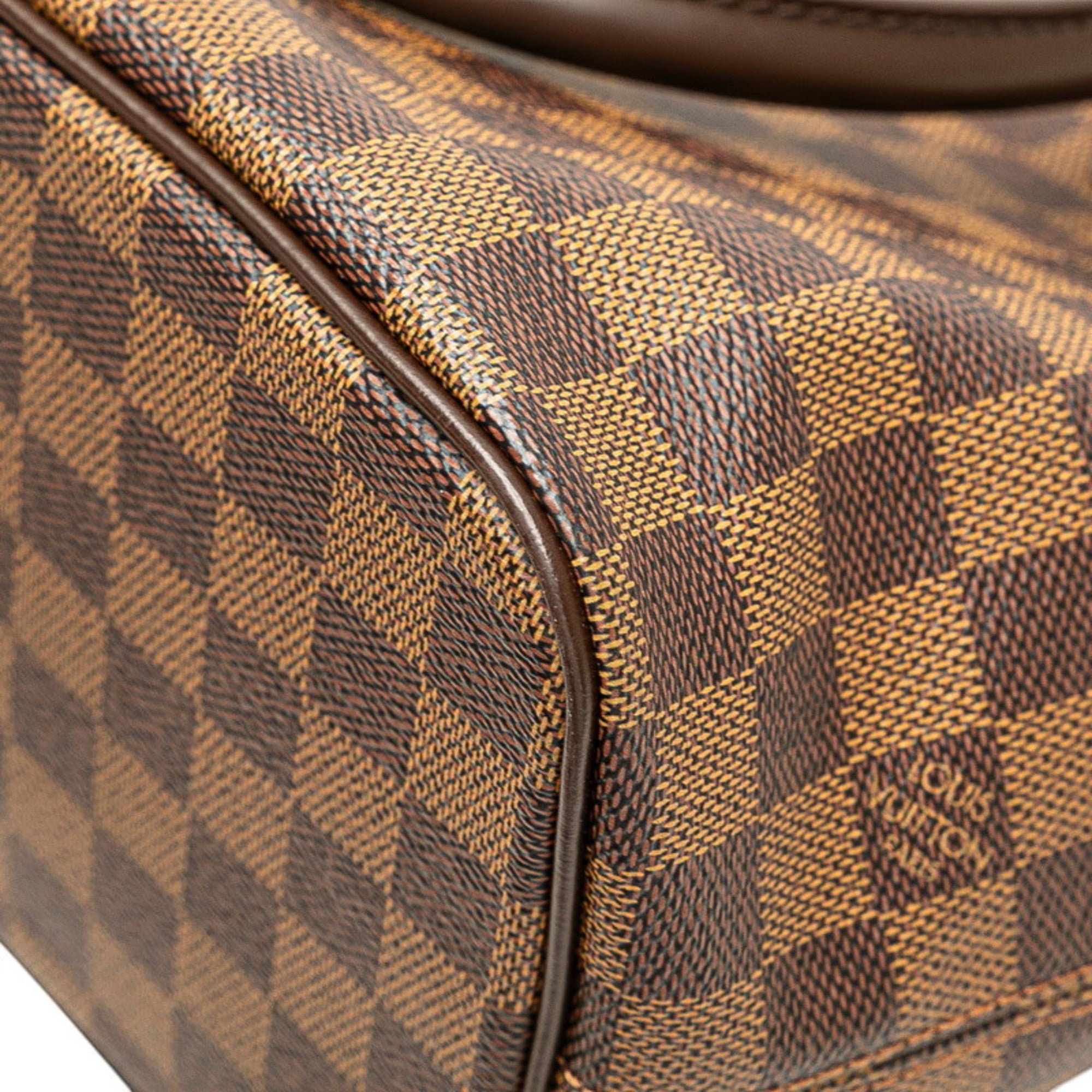 Louis Vuitton Damier Brown Pvc Leather Handbag Tote Bag (Pre-Owned)